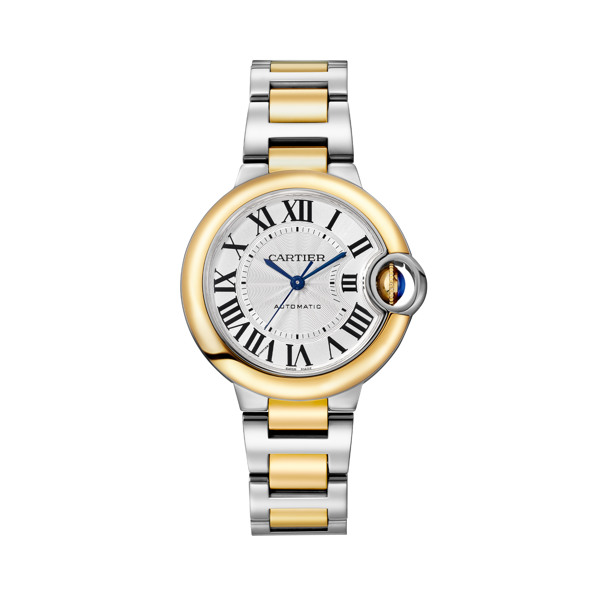 Cartier Ballon Bleu de Cartier 33mm, Silver Dial, Roman Numerals_1