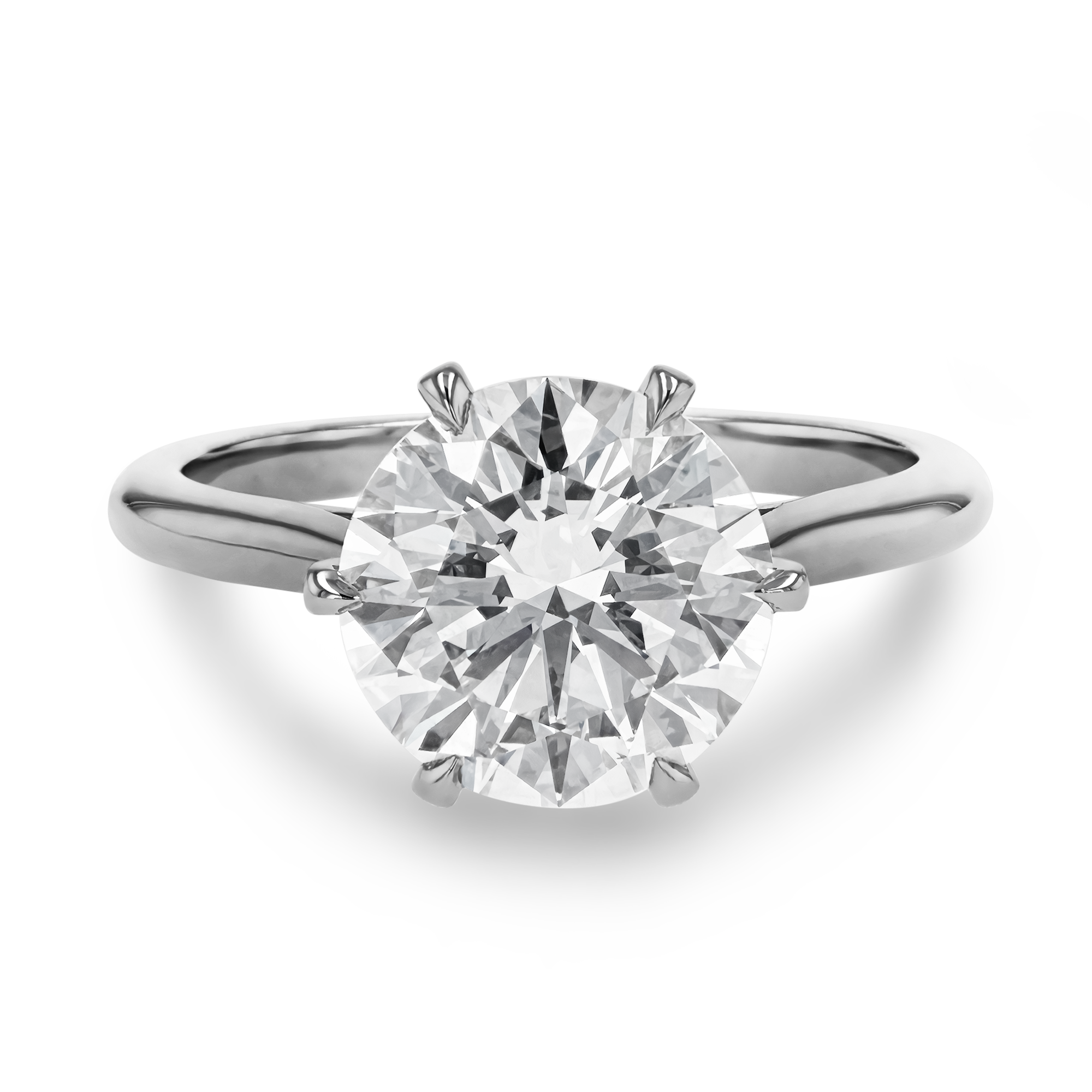 Classic Six Claw 3.51ct Diamond Solitaire Ring Brilliant cut, Claw set_2