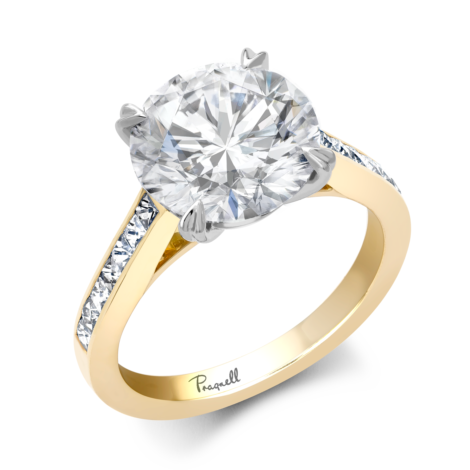 Gatsby 4.12ct Diamond Solitaire Ring Brilliant cut, Claw set_1