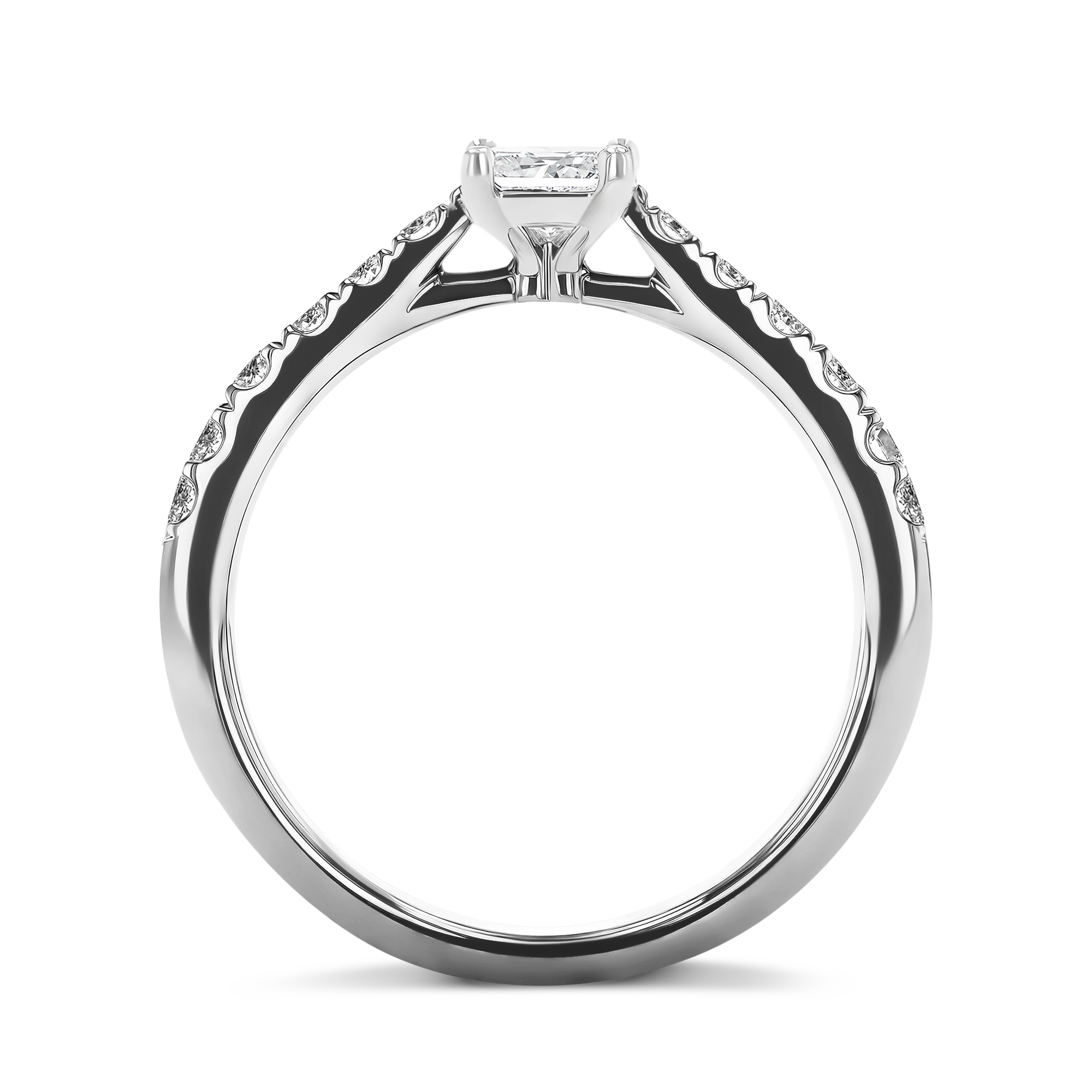 Celestial 0.30ct Diamond Solitaire Ring Princess Cut, Claw Set_3