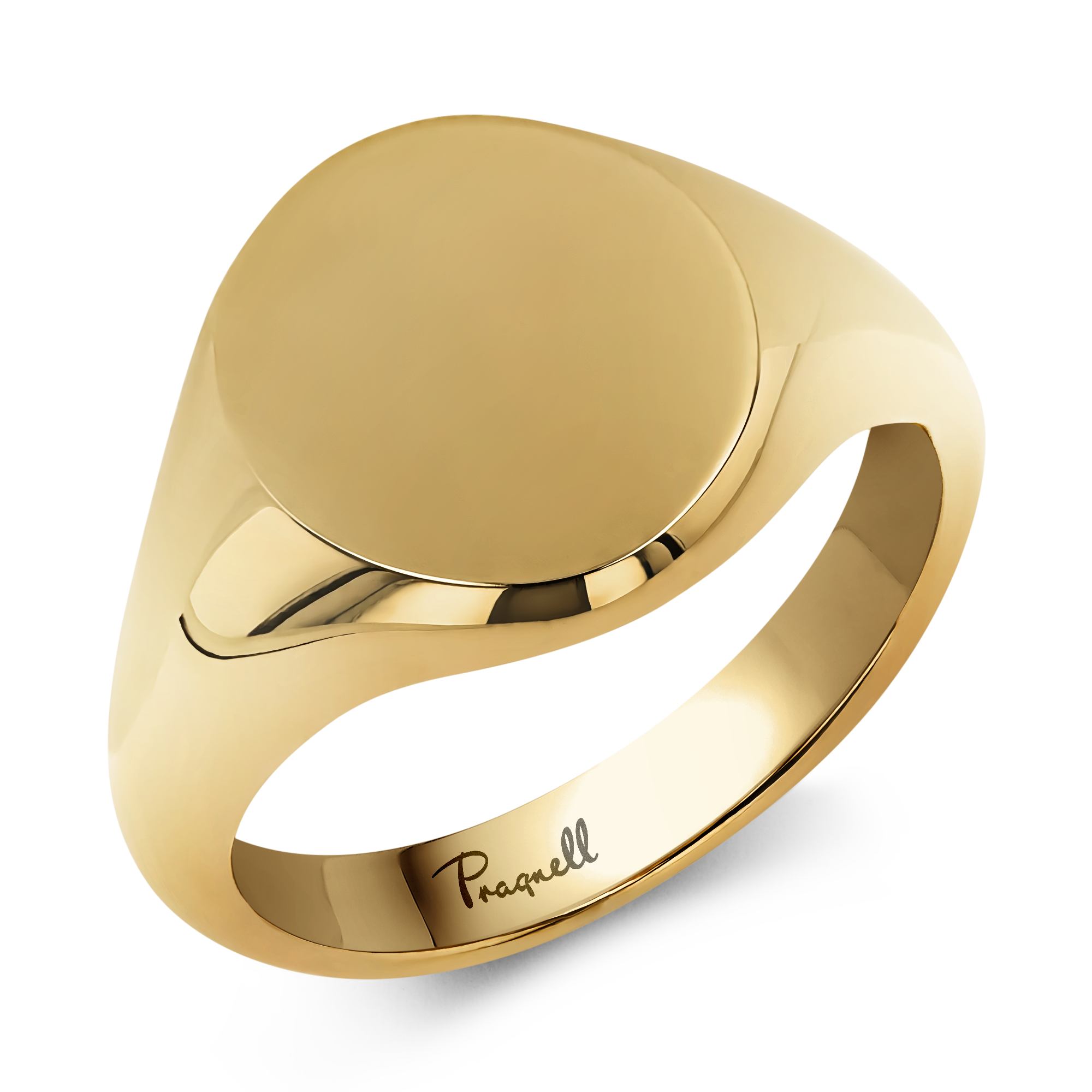 Plain Oval Signet Ring _1