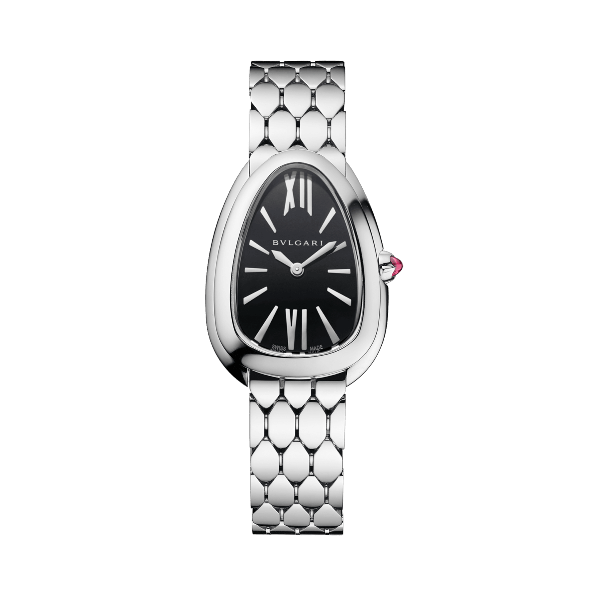 Bvlgari Serpenti Seduttori 33mm, Black Dial, Roman & Baton Numeral_1