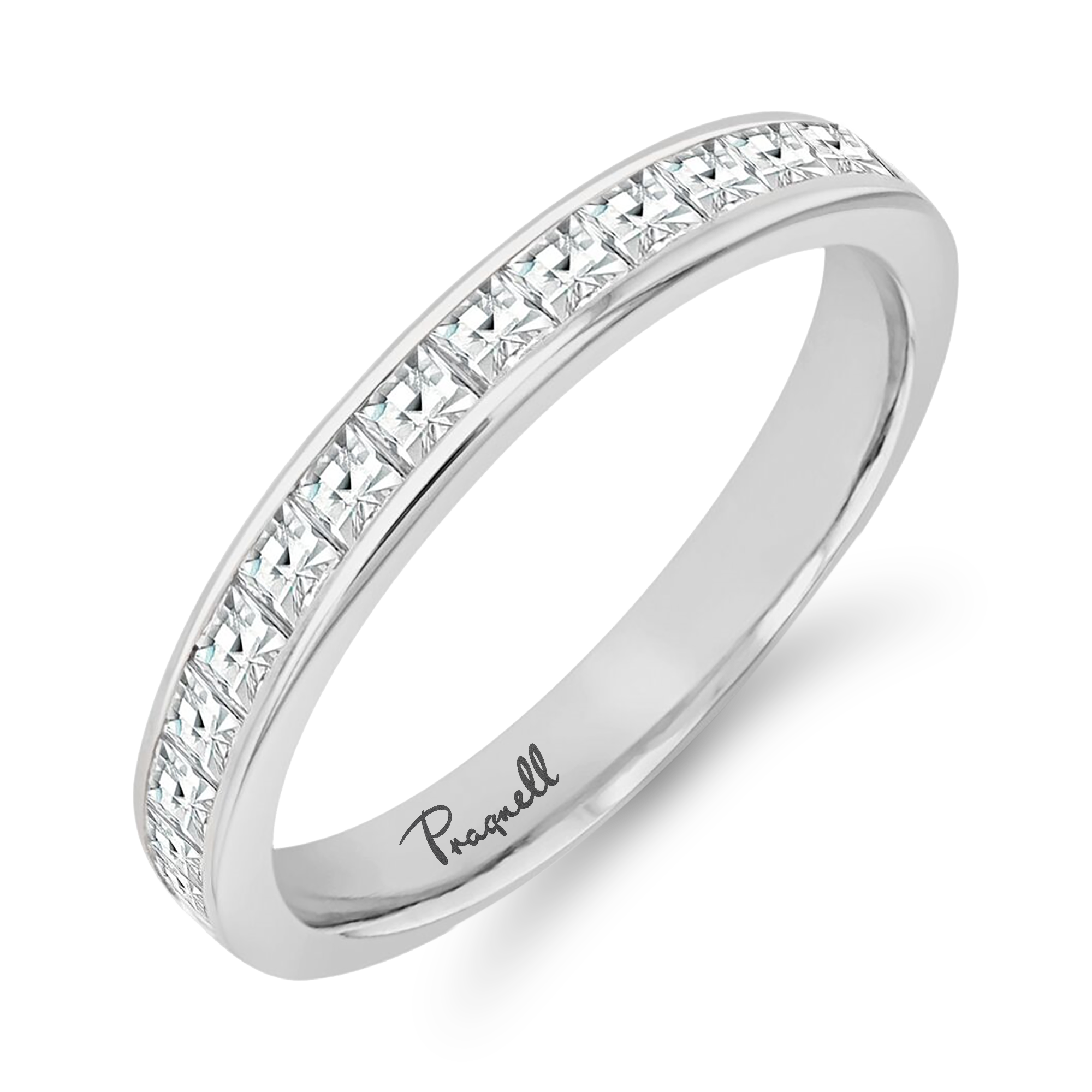 French Cut Diamond Eternity Ring French Cut, Eternity, Channel Set_1