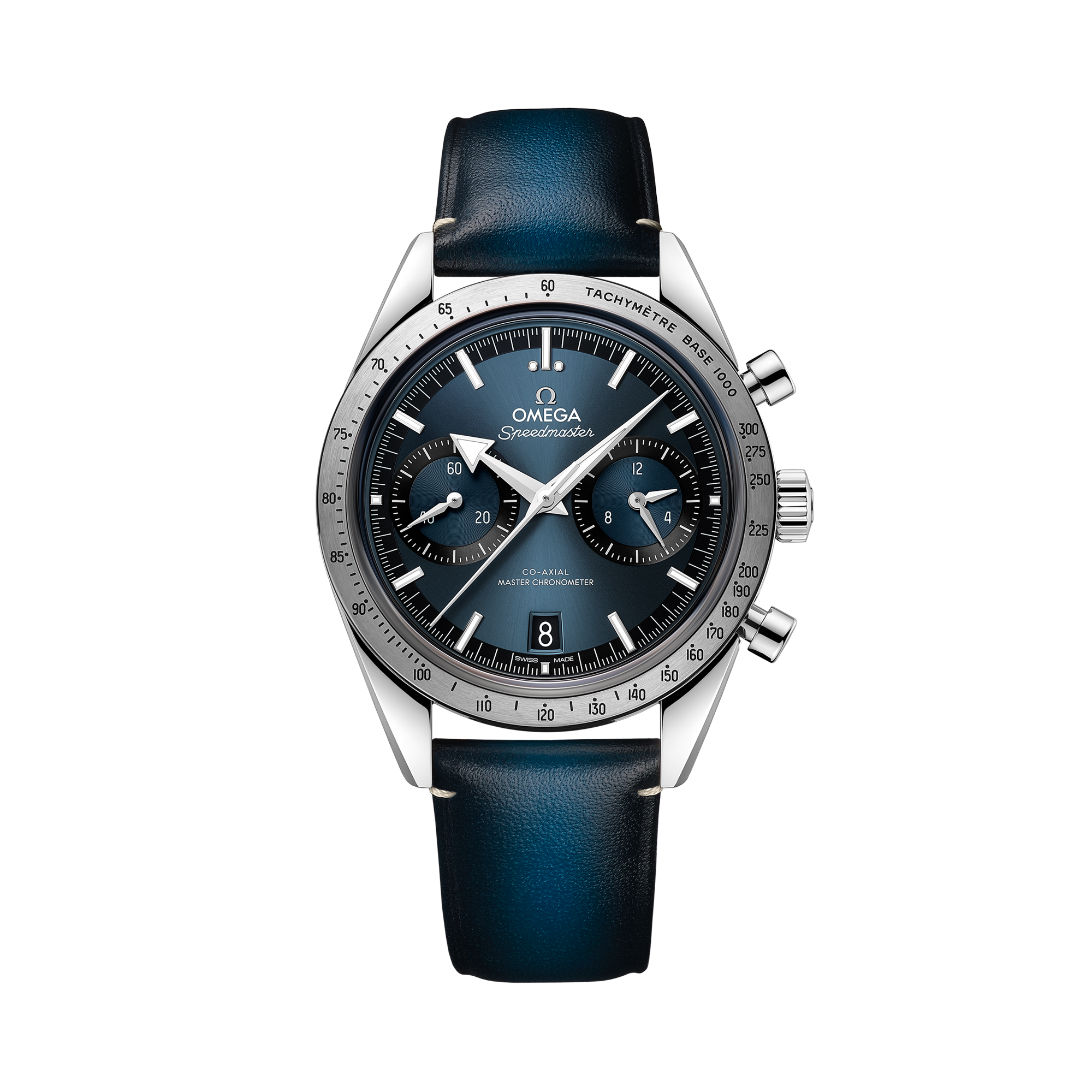 OMEGA Speedmaster 40.5mm, Blue Dial, Baton Numerals_1