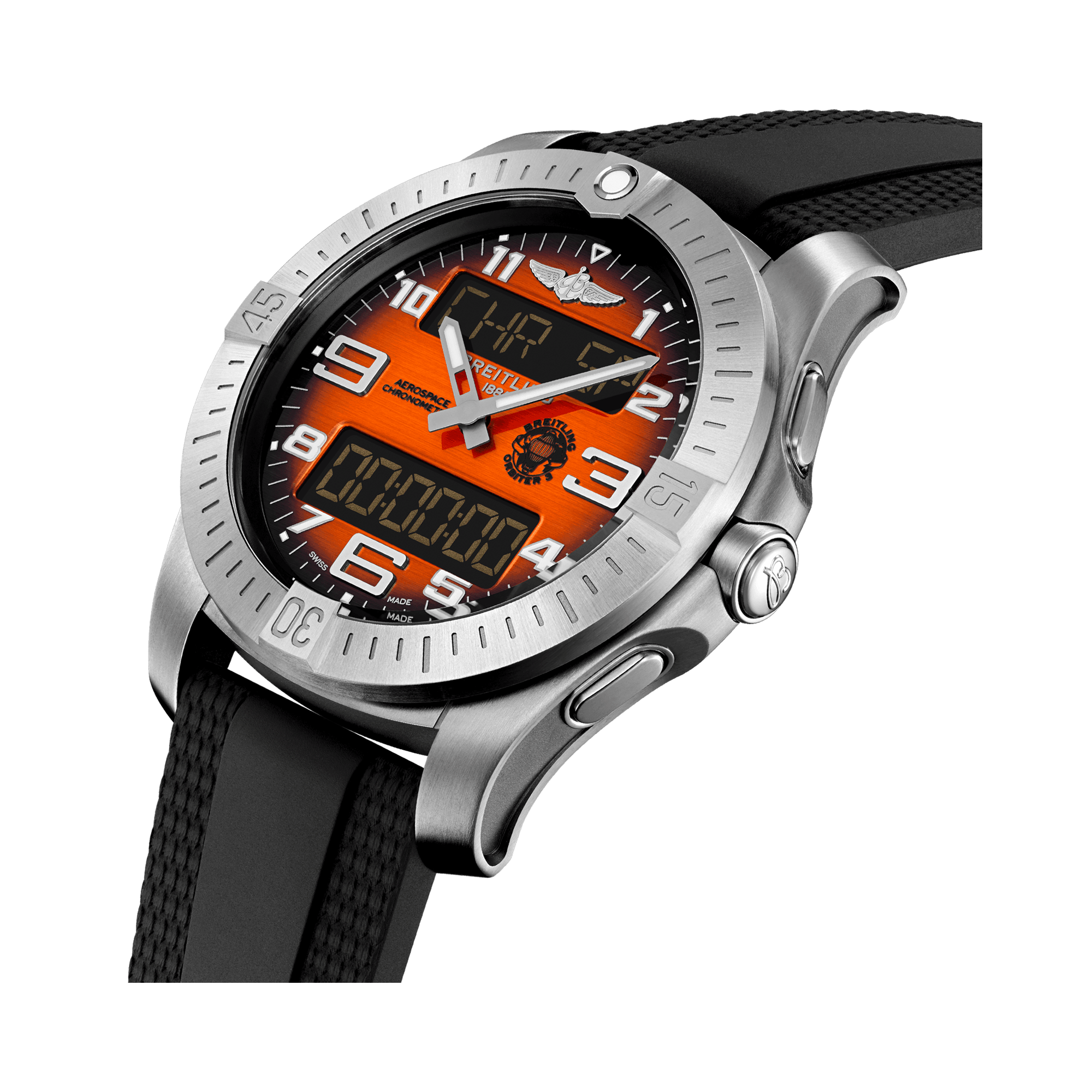 Breitling Aerospace B70 Orbiter 43mm, Orange Dial, Arabic Numerals_2