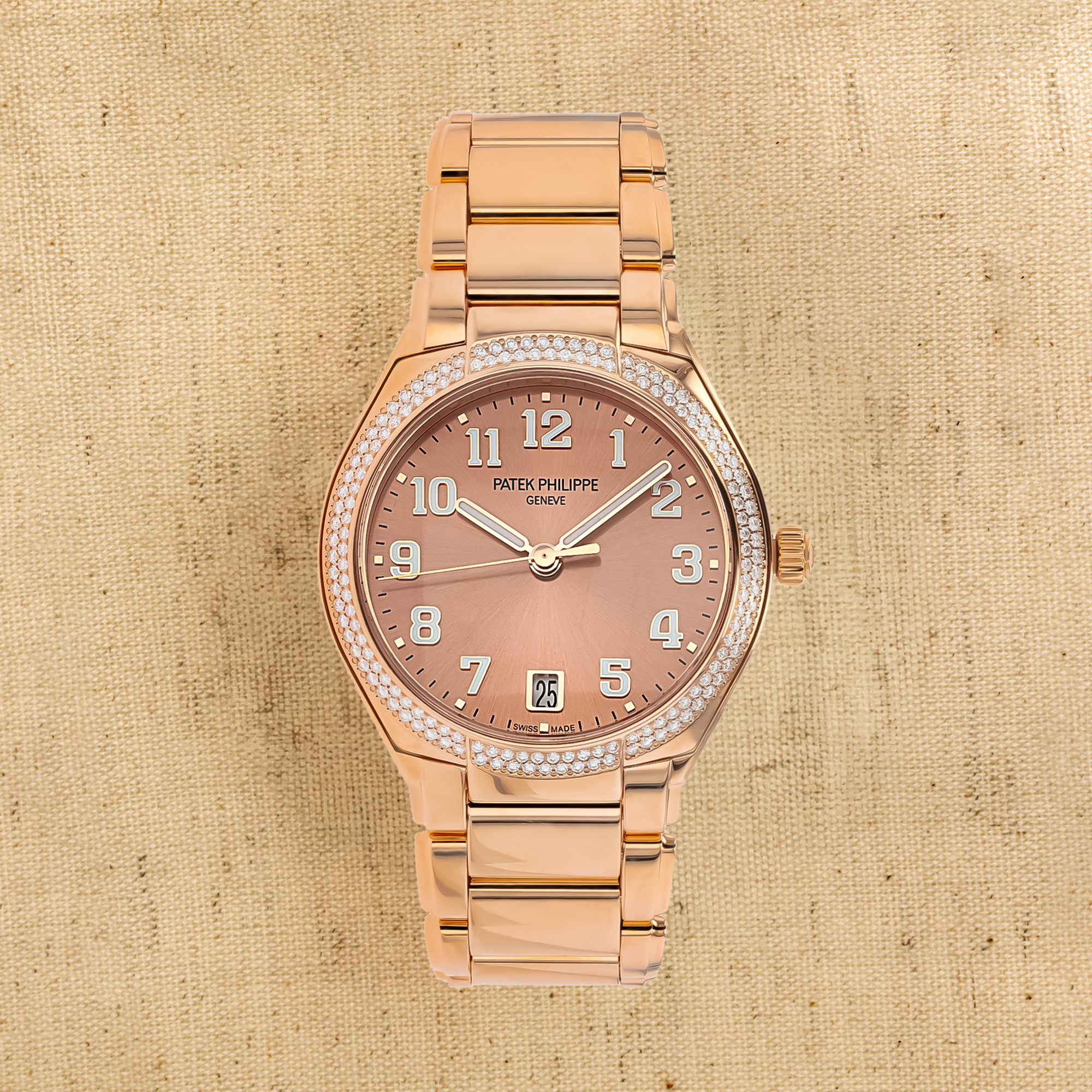 Patek philippe twenty 4 best sale automatic rose gold price