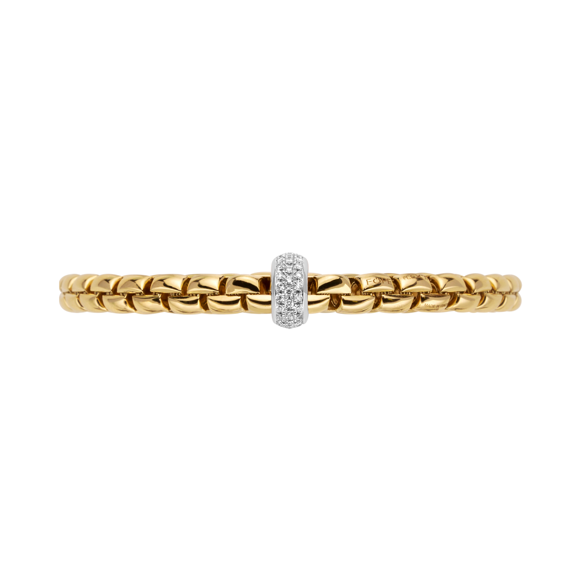 Fope Eka Flex'It Diamond Bracelet Round Brilliant Cut, Pave Set_3