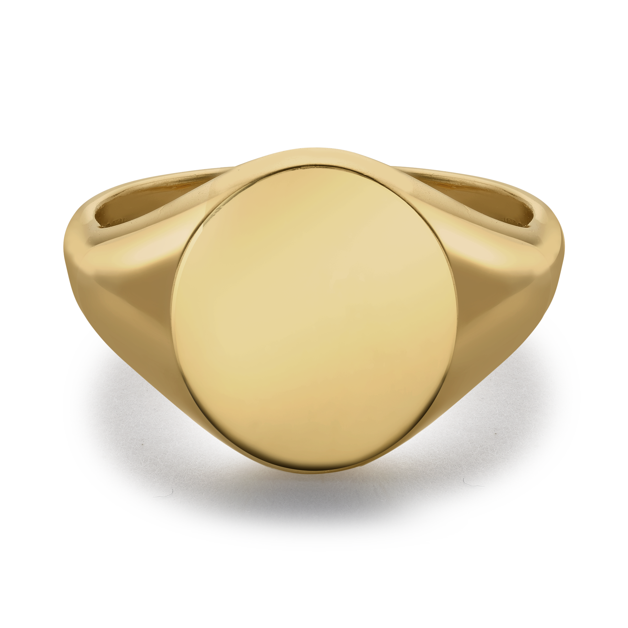 Plain Oval Signet Ring _2