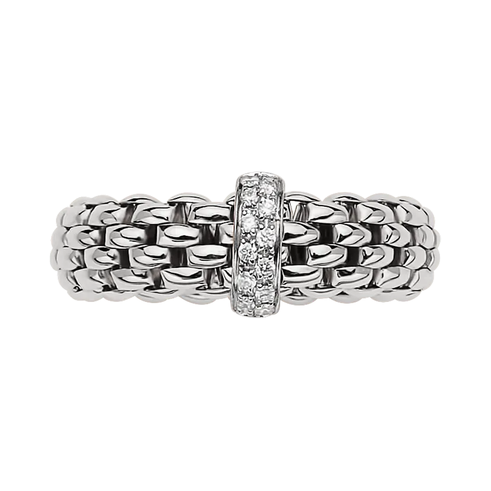 Fope Flex 'it Vendôme Diamond Ring Brilliant Cut, Grain Set_2