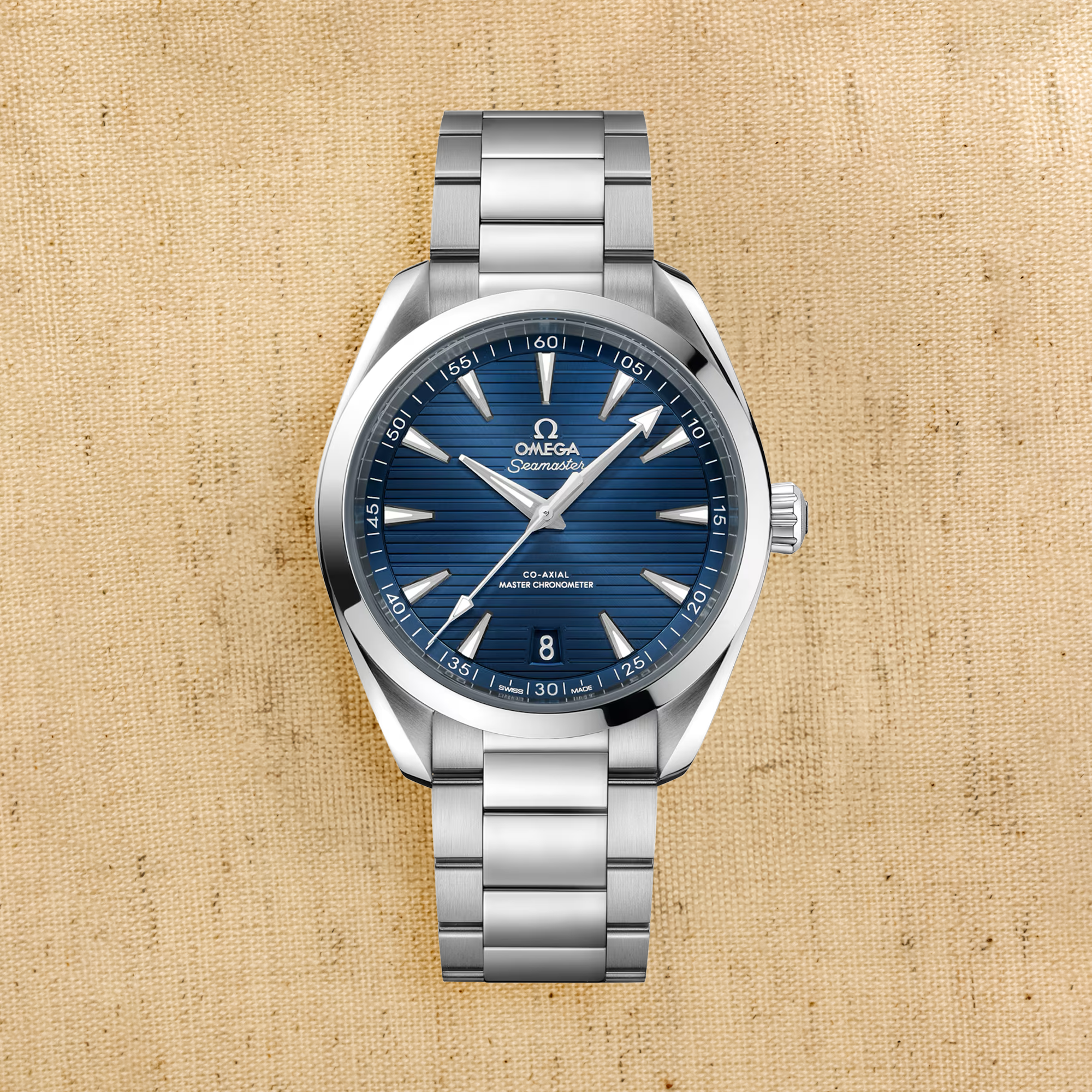 OMEGA Seamaster Aqua Terra 150m 41mm, Blue Dial, Baton Numerals_1