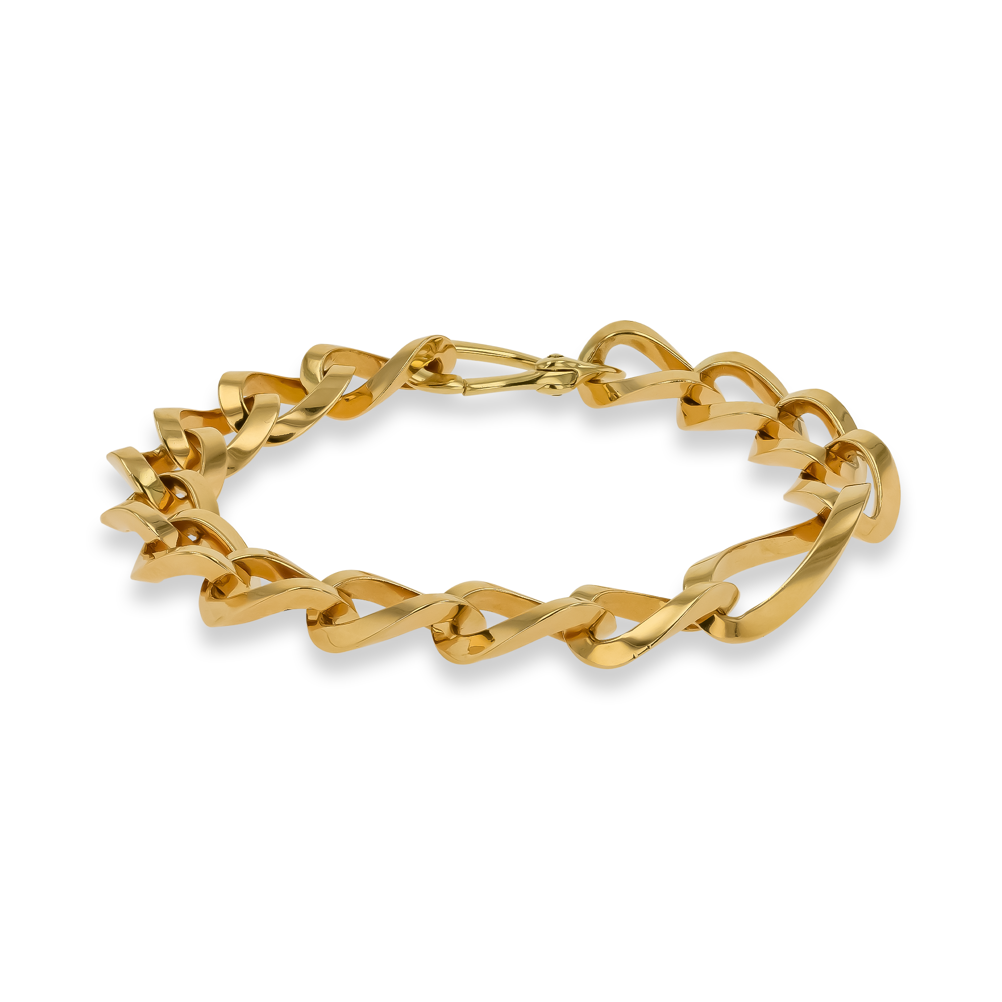 Open Chain Link Bracelet in 18ct Yellow Gold Chain Link Bracelet_1