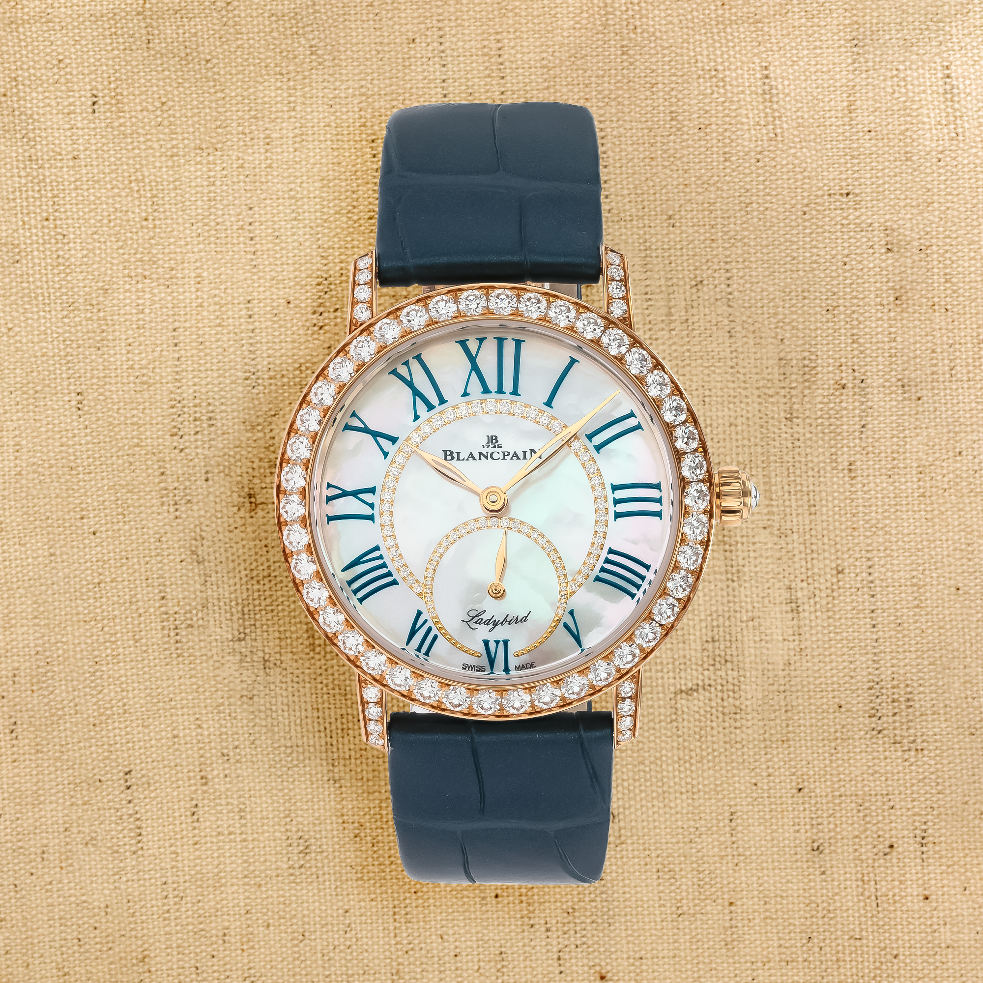 Blancpain Ladybird Colors 34.9mm, Mother of Pearl Dial, Roman Numerals_1