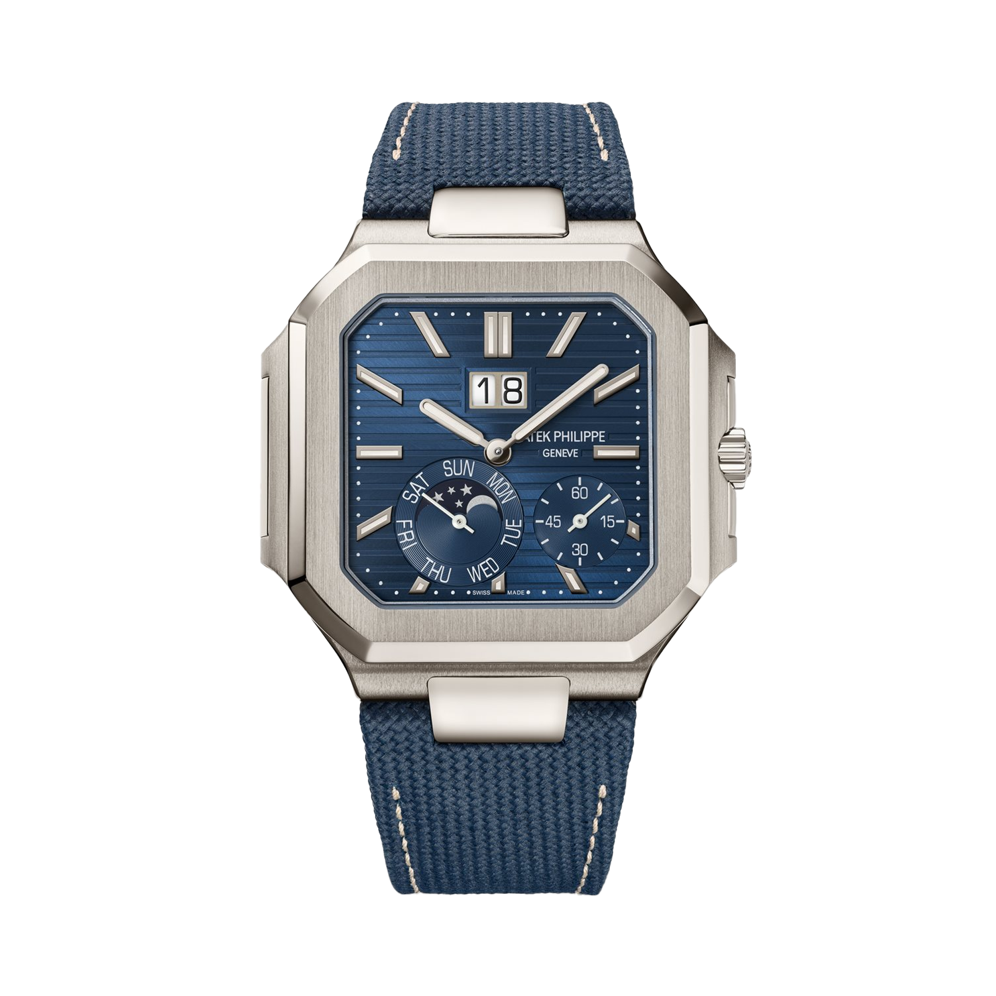 Patek Philippe Cubitus 45mm, Blue Dial, Baton Numerals_1