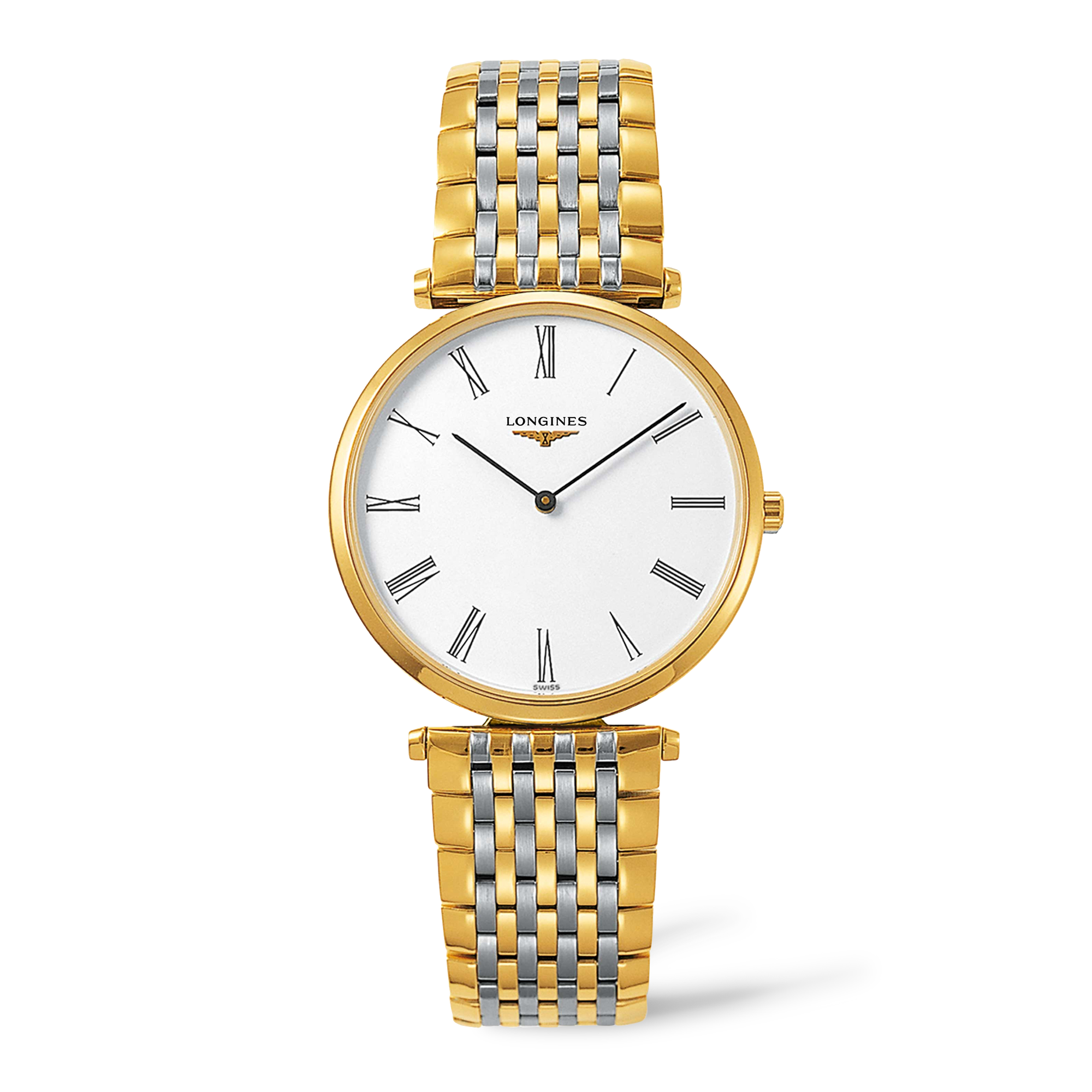 La Grande Classique de Longines 37.6mm, White Dial, Roman Numerals_1