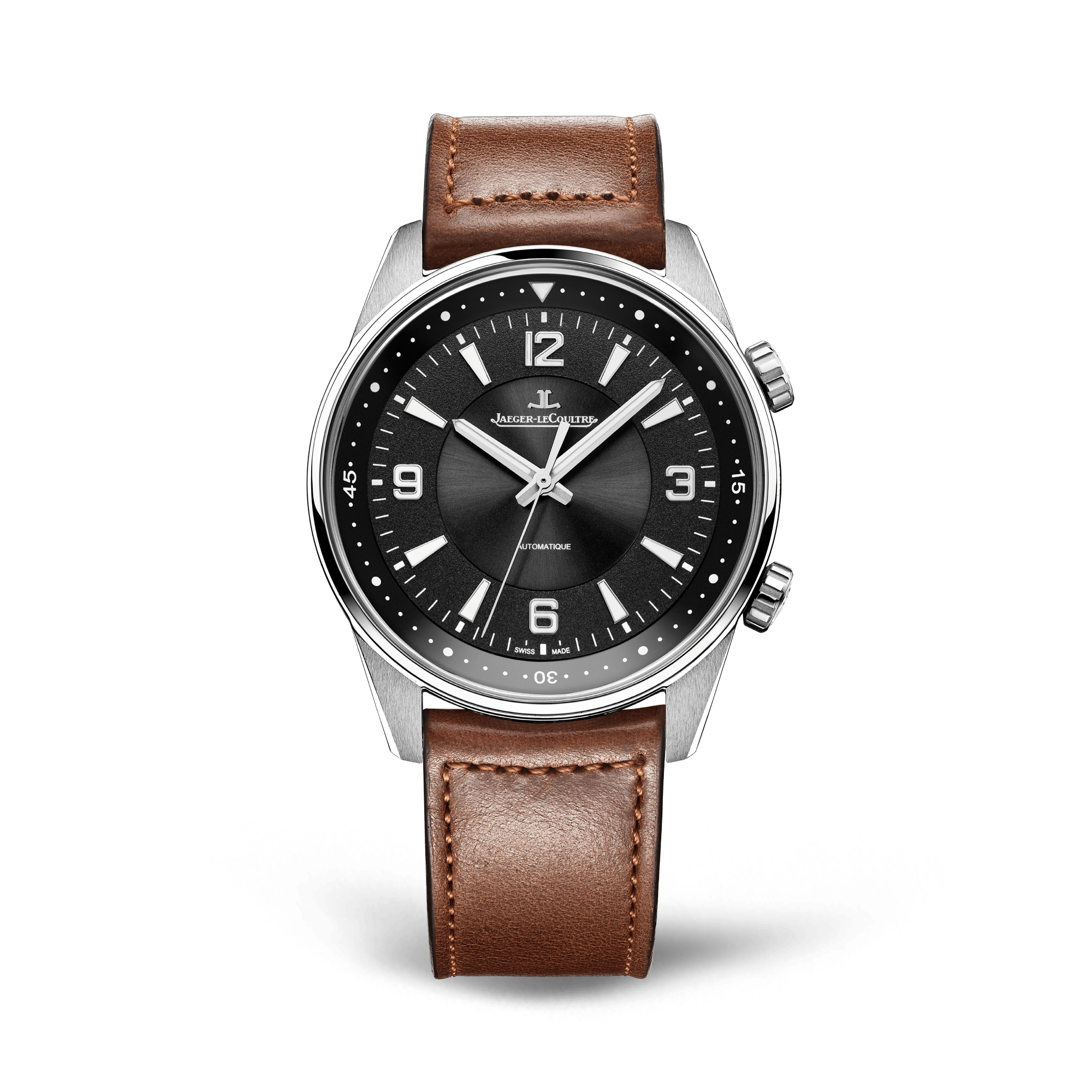 Jaeger-LeCoultre Polaris 41mm, Black Dial, Arabic/Baton Numerals_1