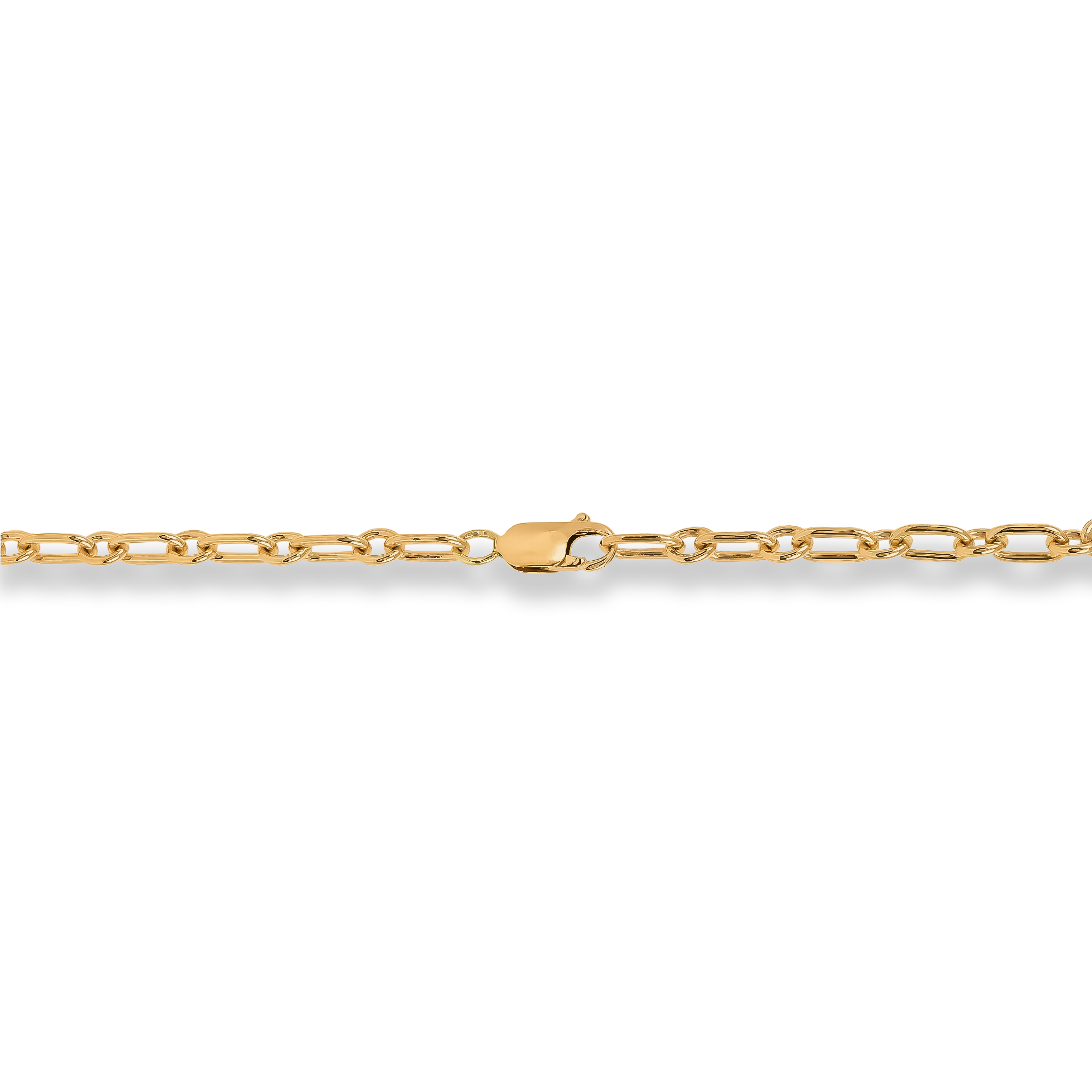 Gold Link Chain Necklace _3