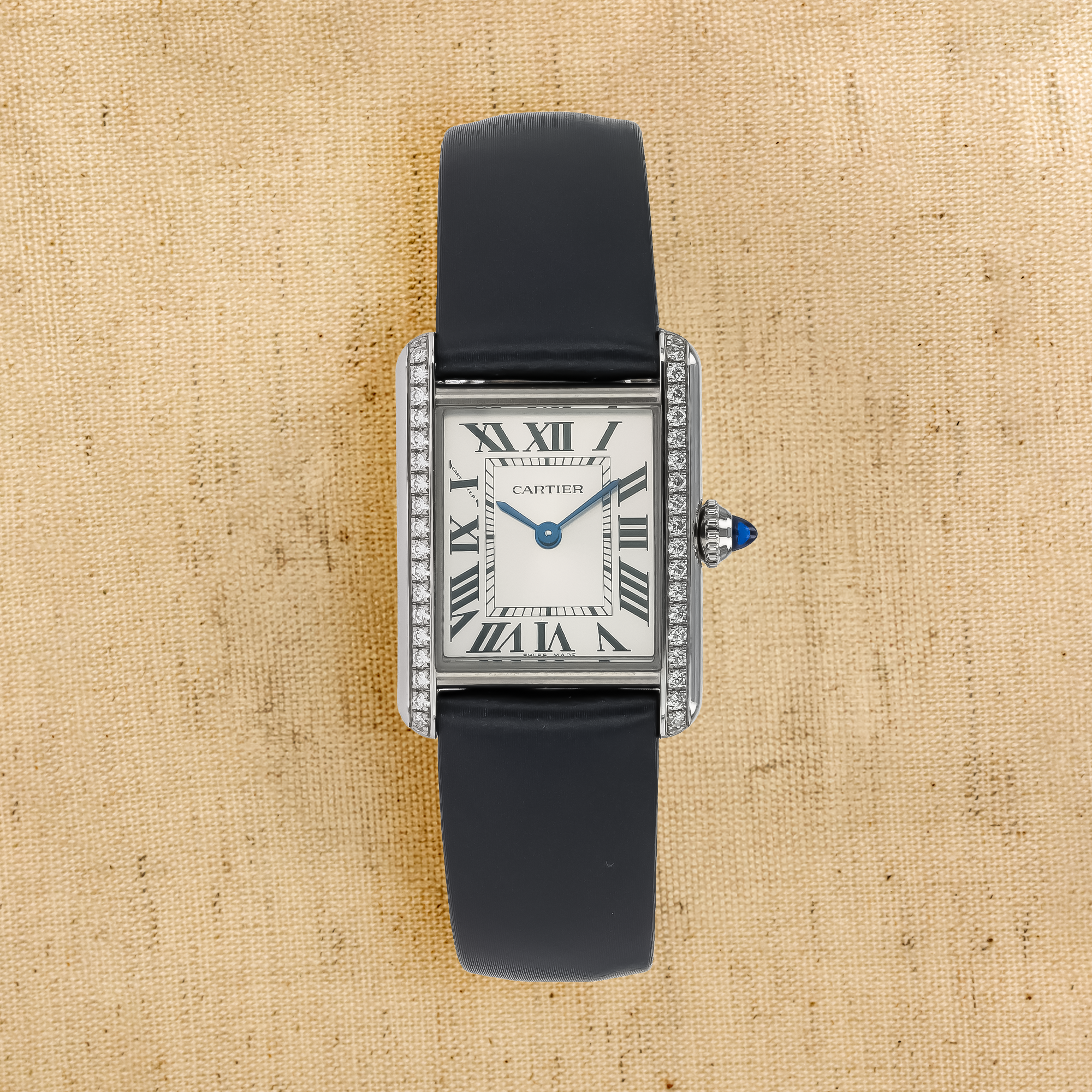 Cartier Tank 22mm, Silver Dial, Roman Markers_1