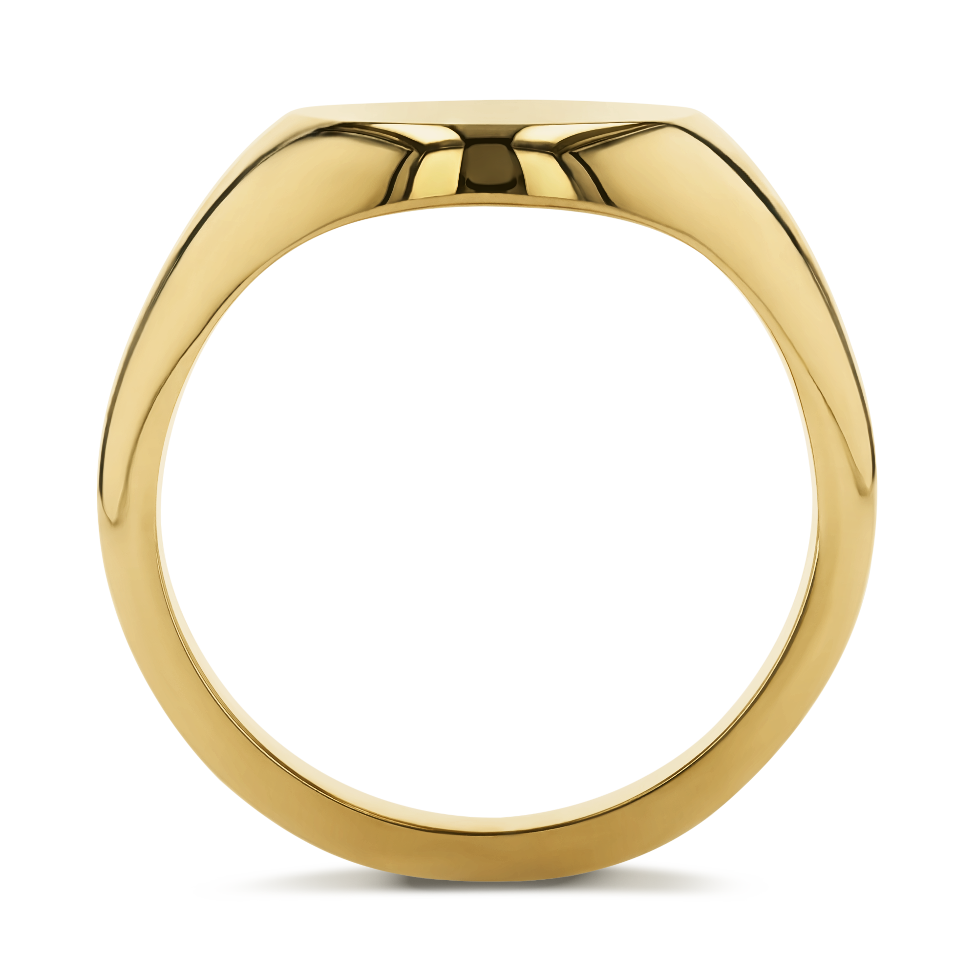 Plain Oval Signet Ring _3