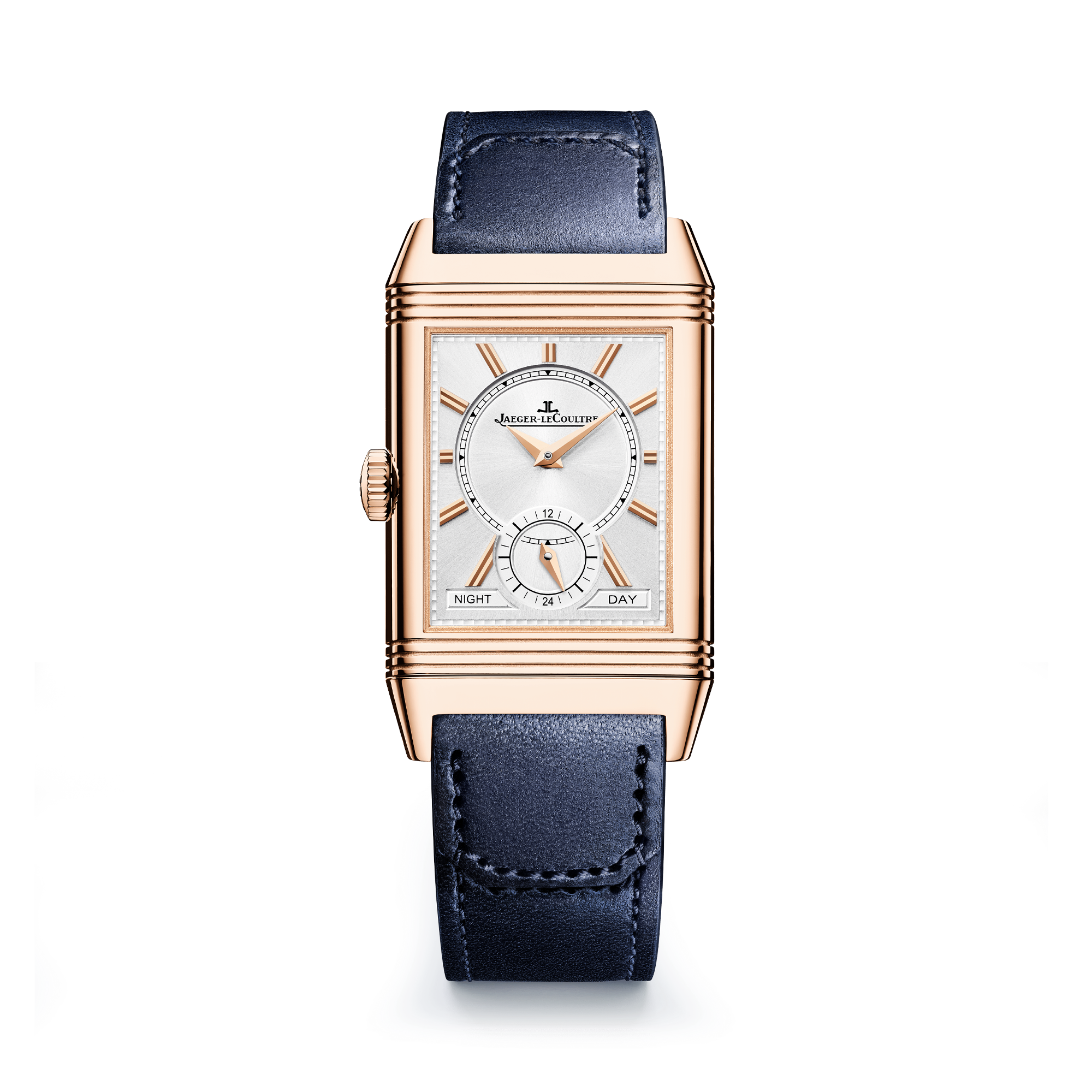 Jaeger-LeCoultre Reverso Tribute Small Seconds 28.3mm, Blue Dial, Baton Numeral_2