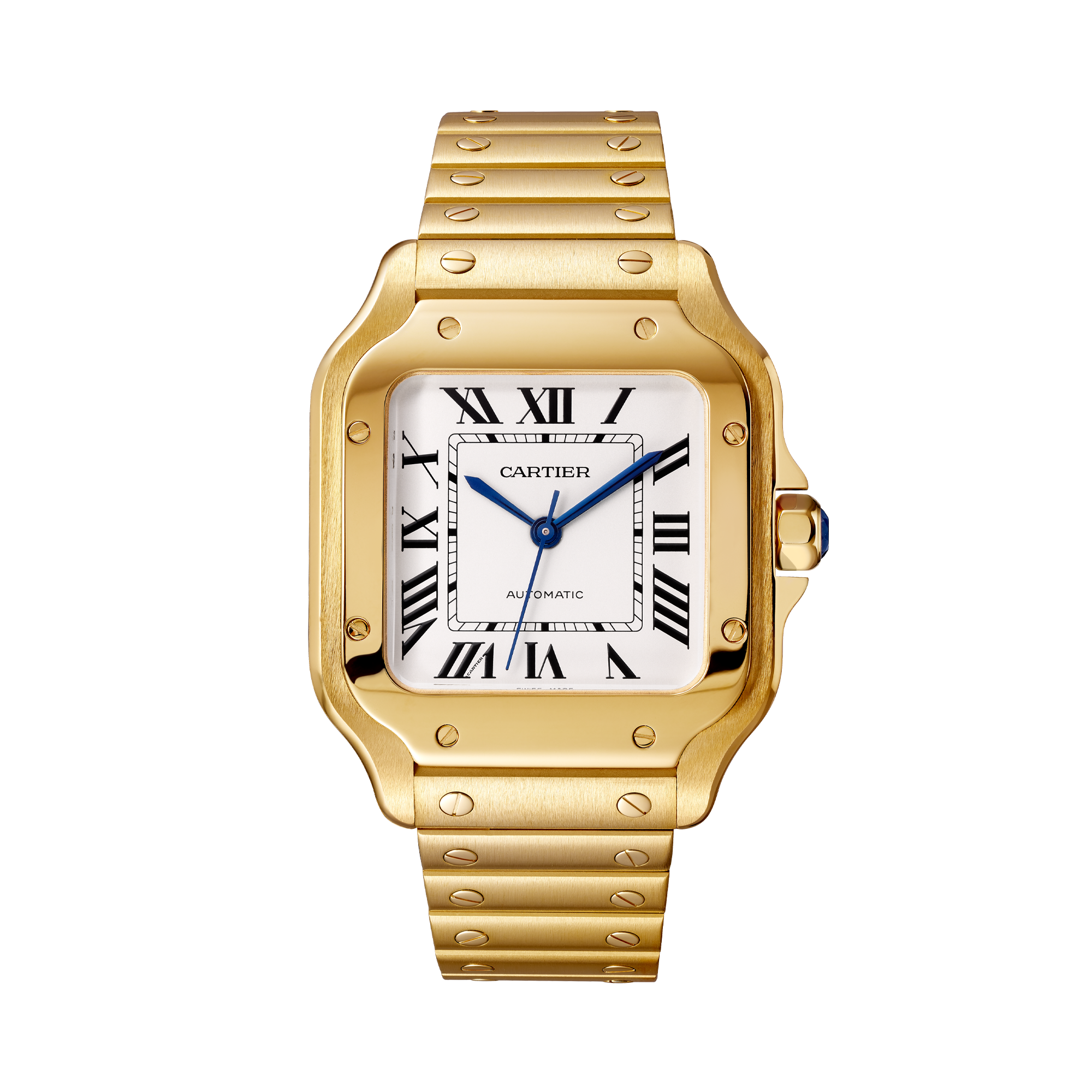 Cartier Santos de Cartier 35mm, Silver Dial, Roman Numerals_1