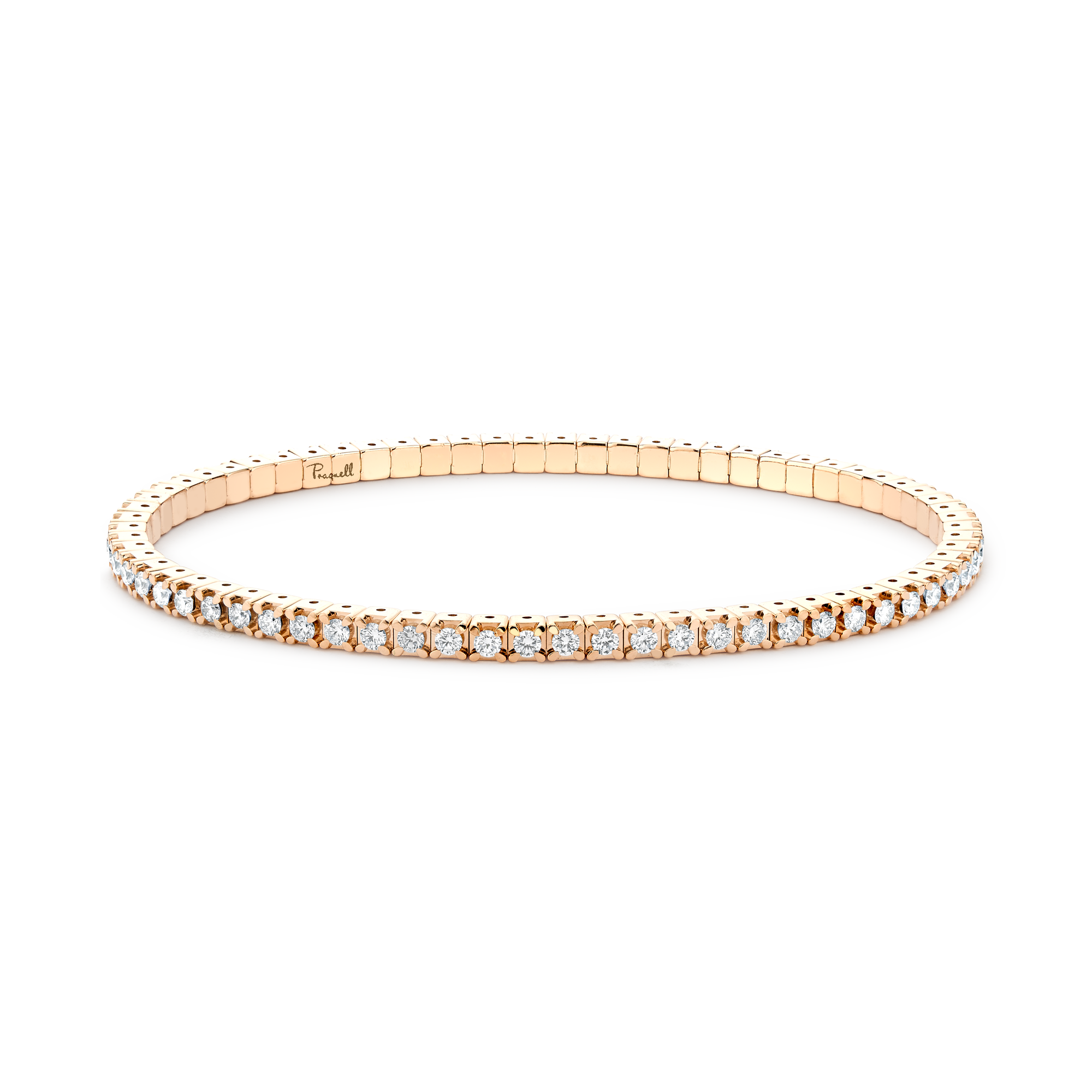 Expandable Diamond Bangle Brilliant Cut, Four Claw Set_1