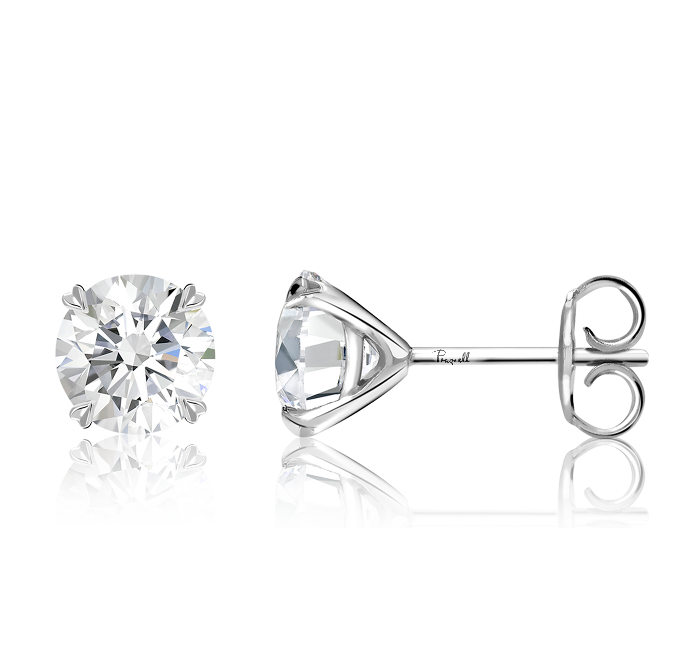 Windsor Diamond Stud Earrings Brilliant cut, Claw set_2