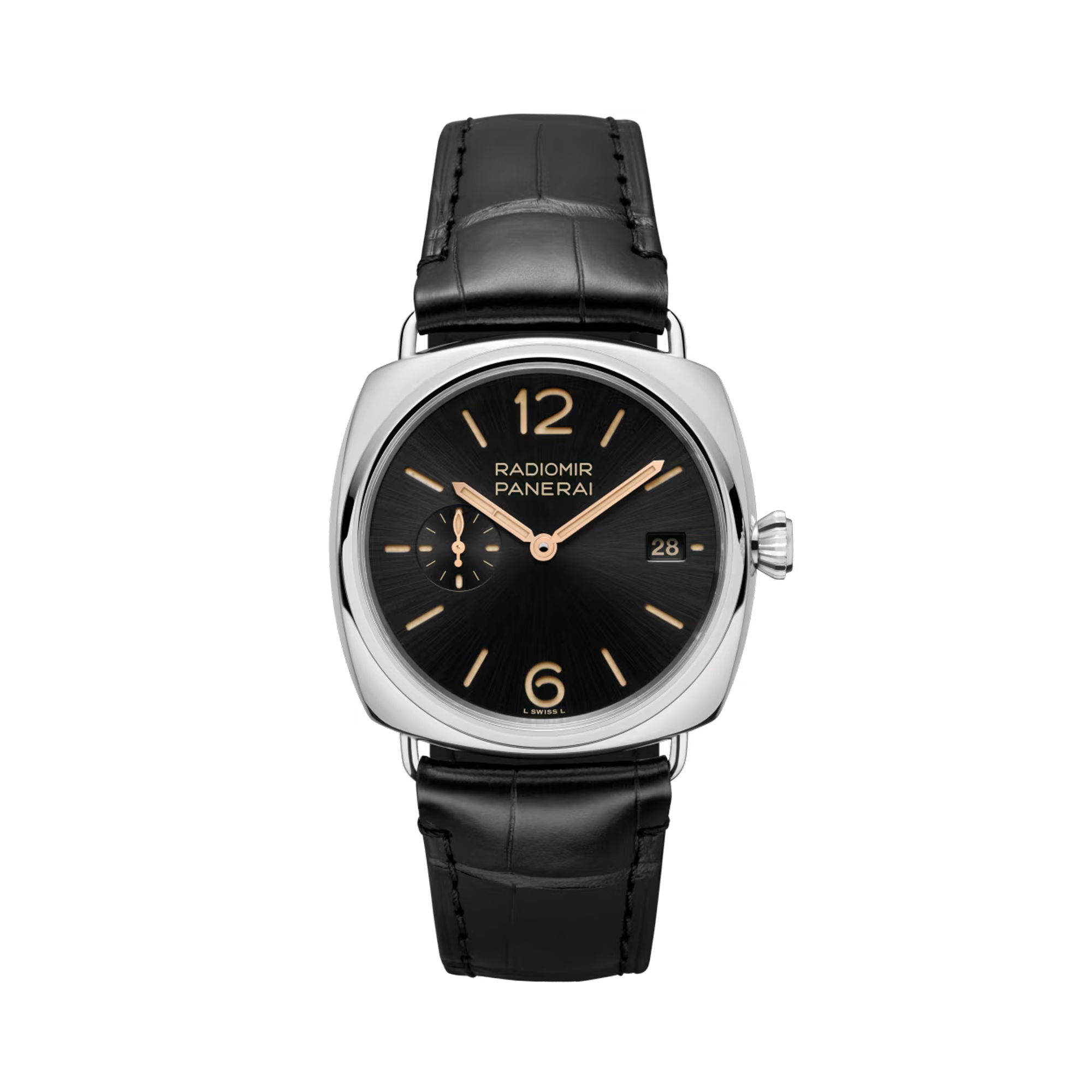 Panerai Radiomir Quaranta 40mm, Black Mother of Pearl Dial, Arabic & Baton Numeral_1