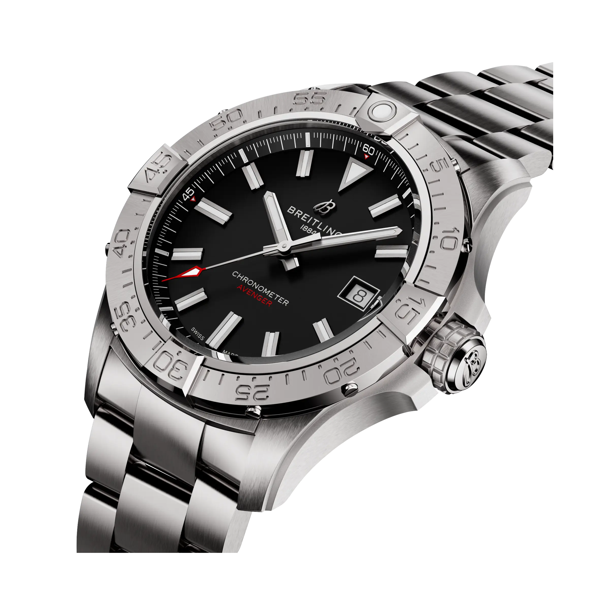 Breitling Avenger Automatic 42 42mm, Black Dial, Baton Numeral_2