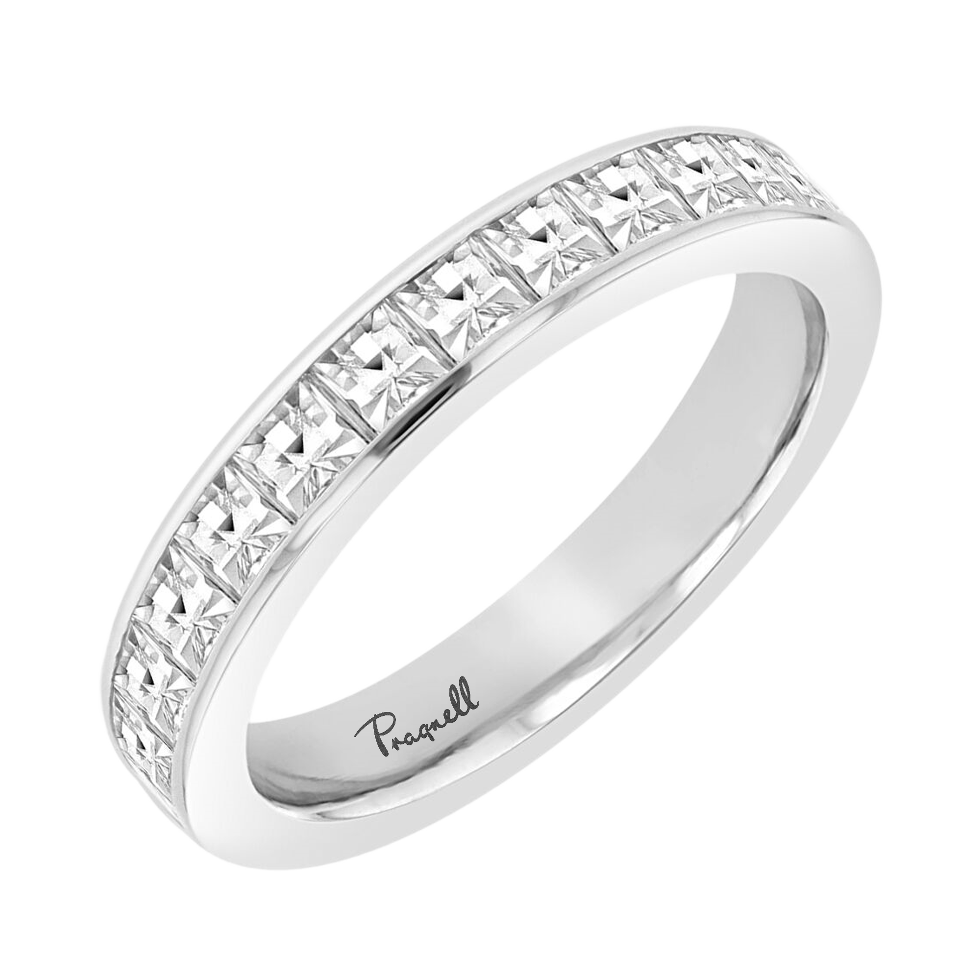 French Cut Diamond Eternity Ring French Cut, Eternity, Channel Set_1