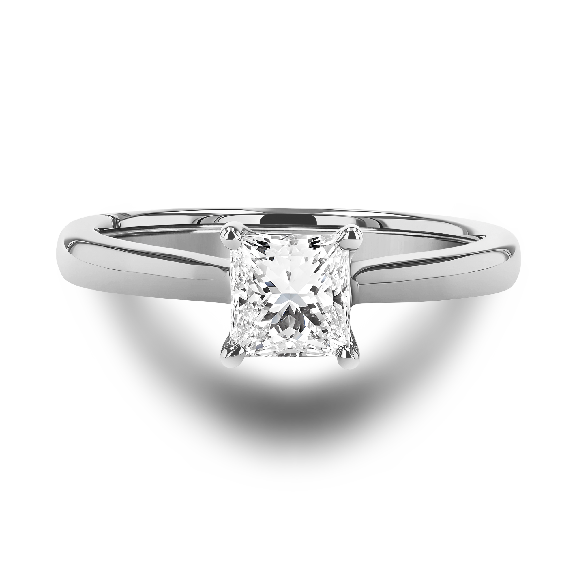 1.12ct Diamond Solitaire Ring Princess, Solitaire_2