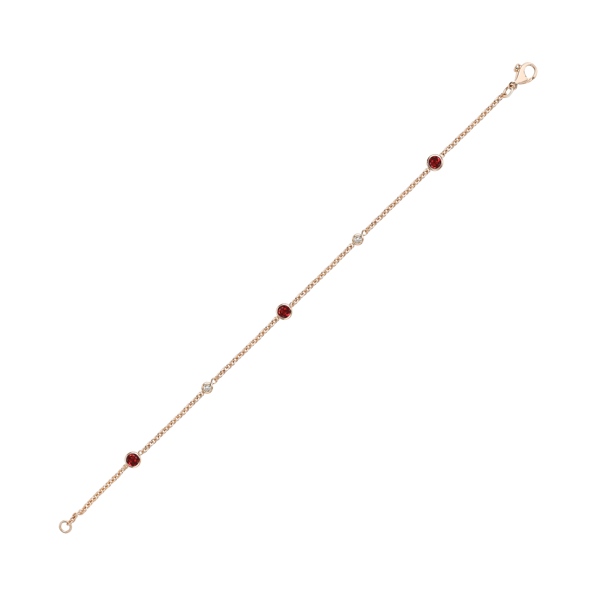 Sundance Ruby and Diamond Bracelet Brilliant Cut, Spectacle Set_2