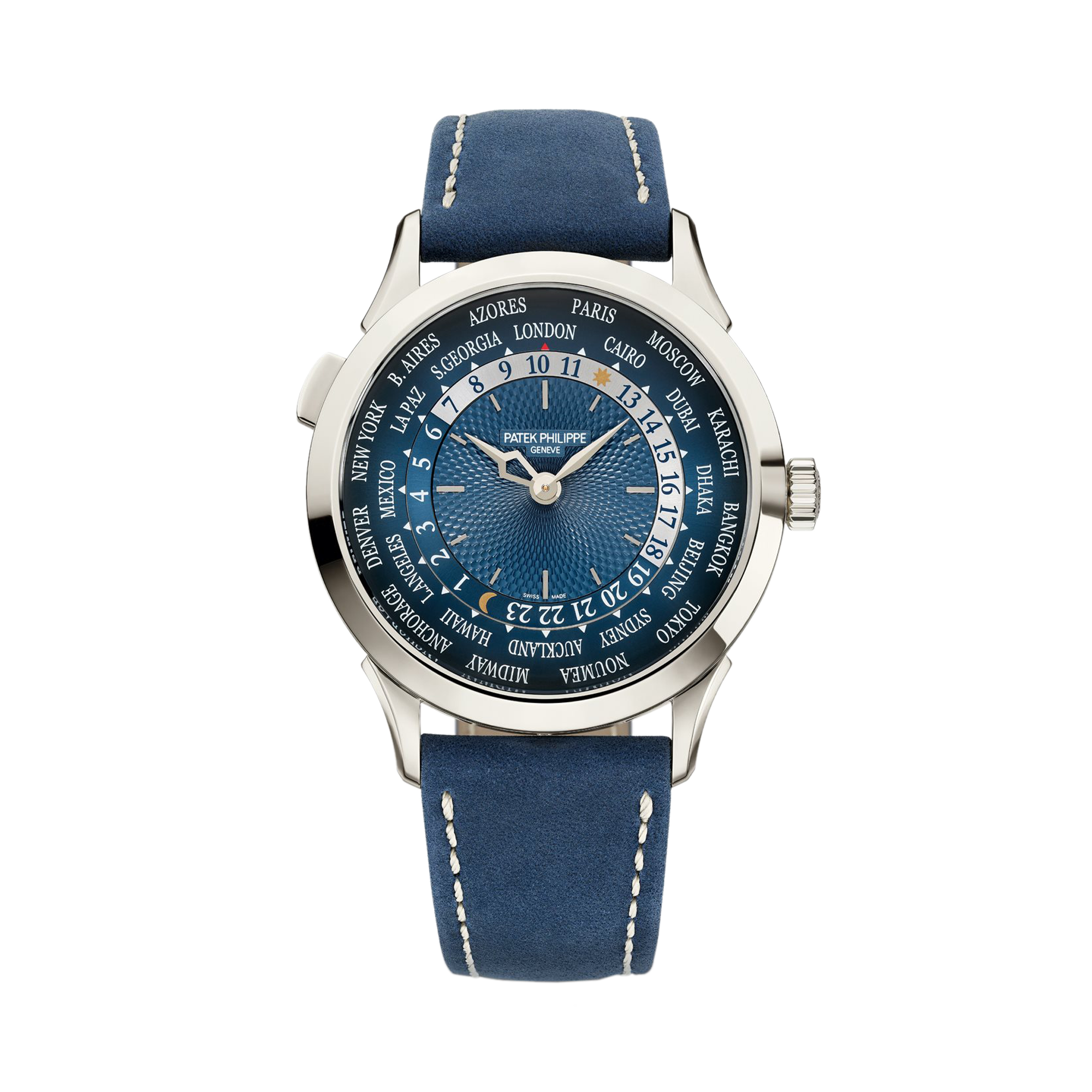 Patek Philippe Complications 38.5mm, Blue Dial, Baton Numerals_1