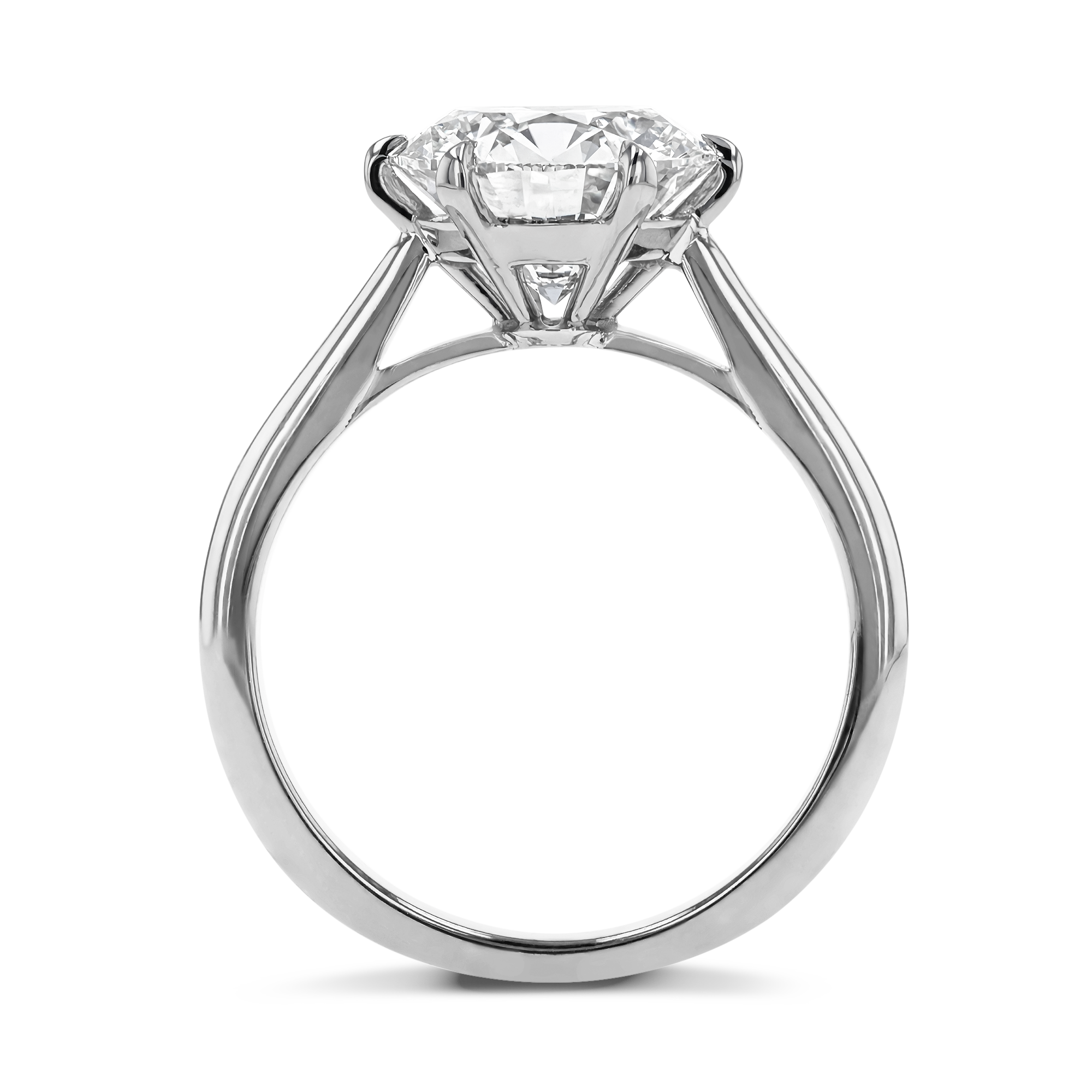 Classic Six Claw 3.51ct Diamond Solitaire Ring Brilliant cut, Claw set_3