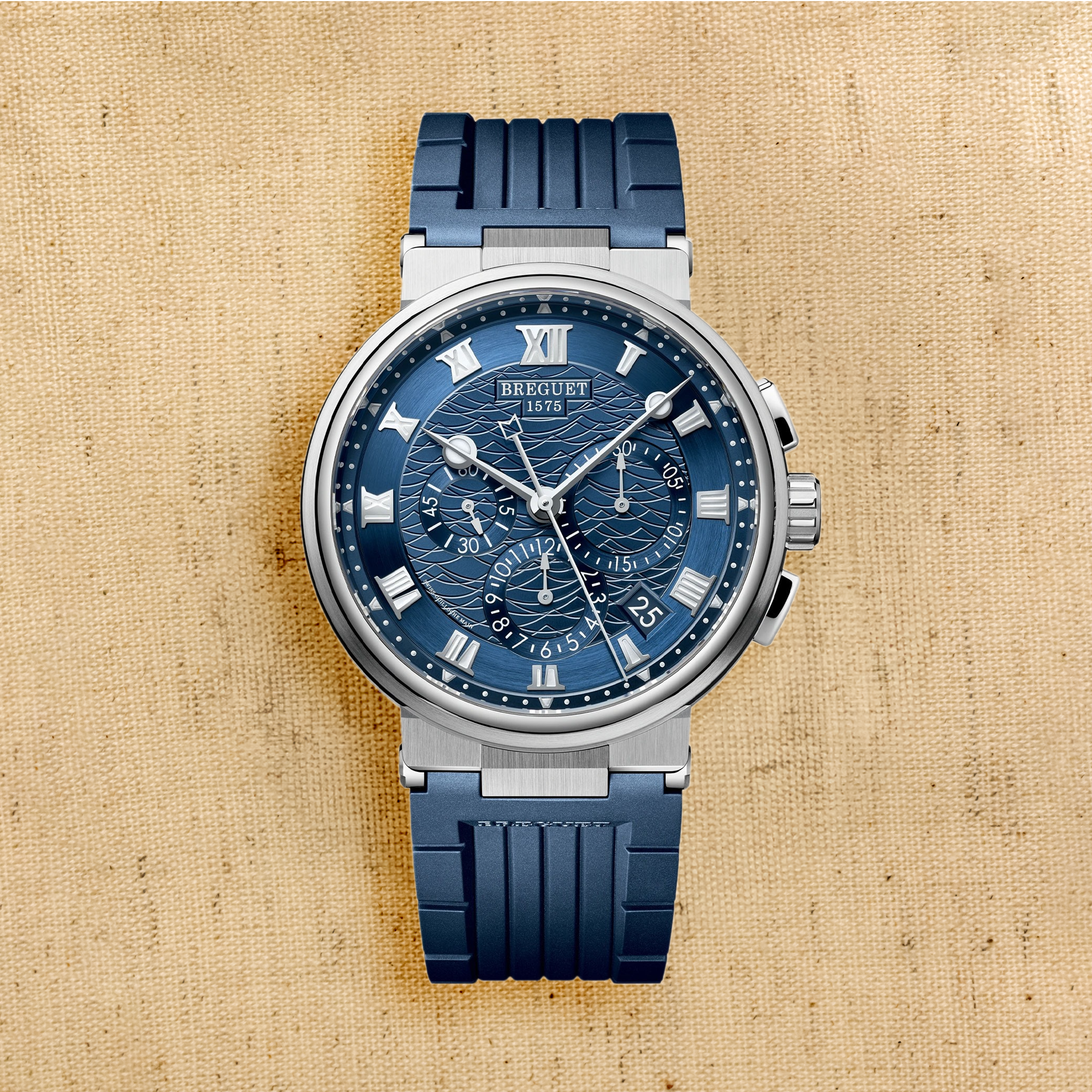 Breguet Marine Chronograph 42.3mm, Blue Dial, Roman Numerals_1