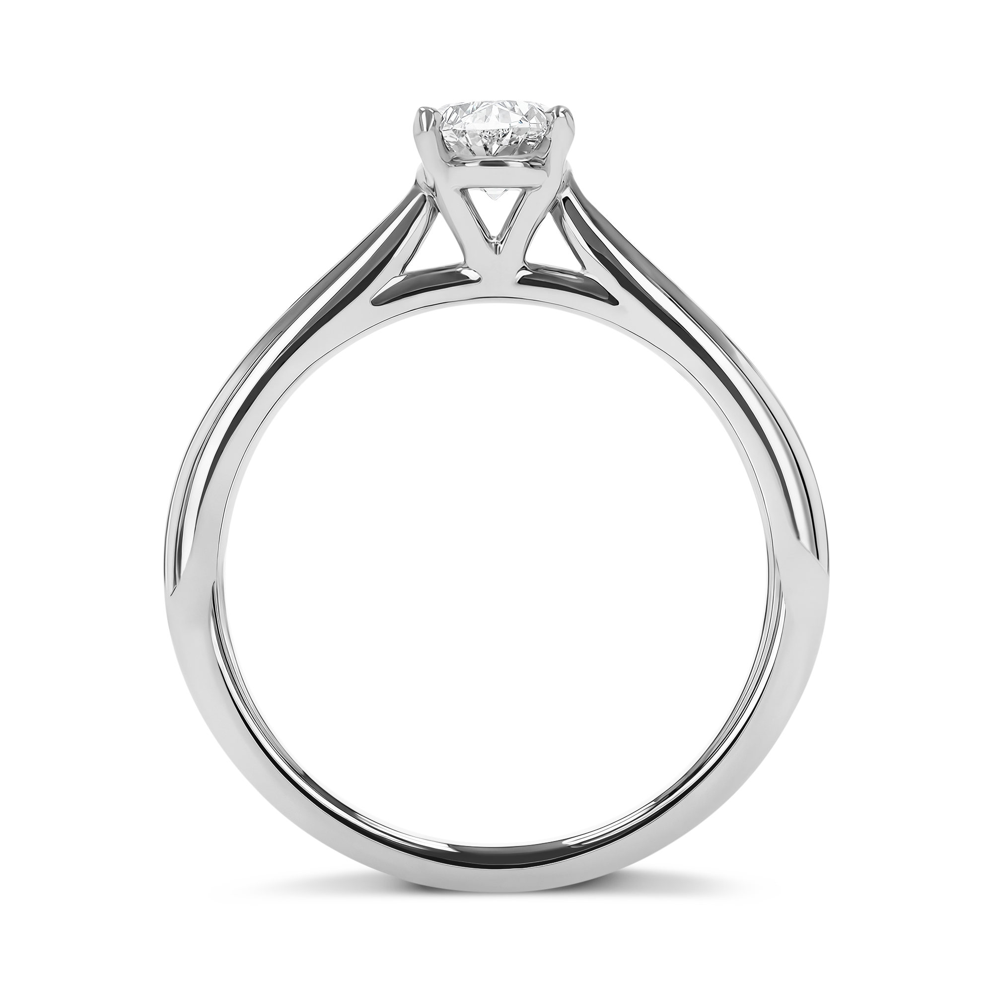 0.70CT Diamond Solitaire Ring Oval Cut, Solitaire_3