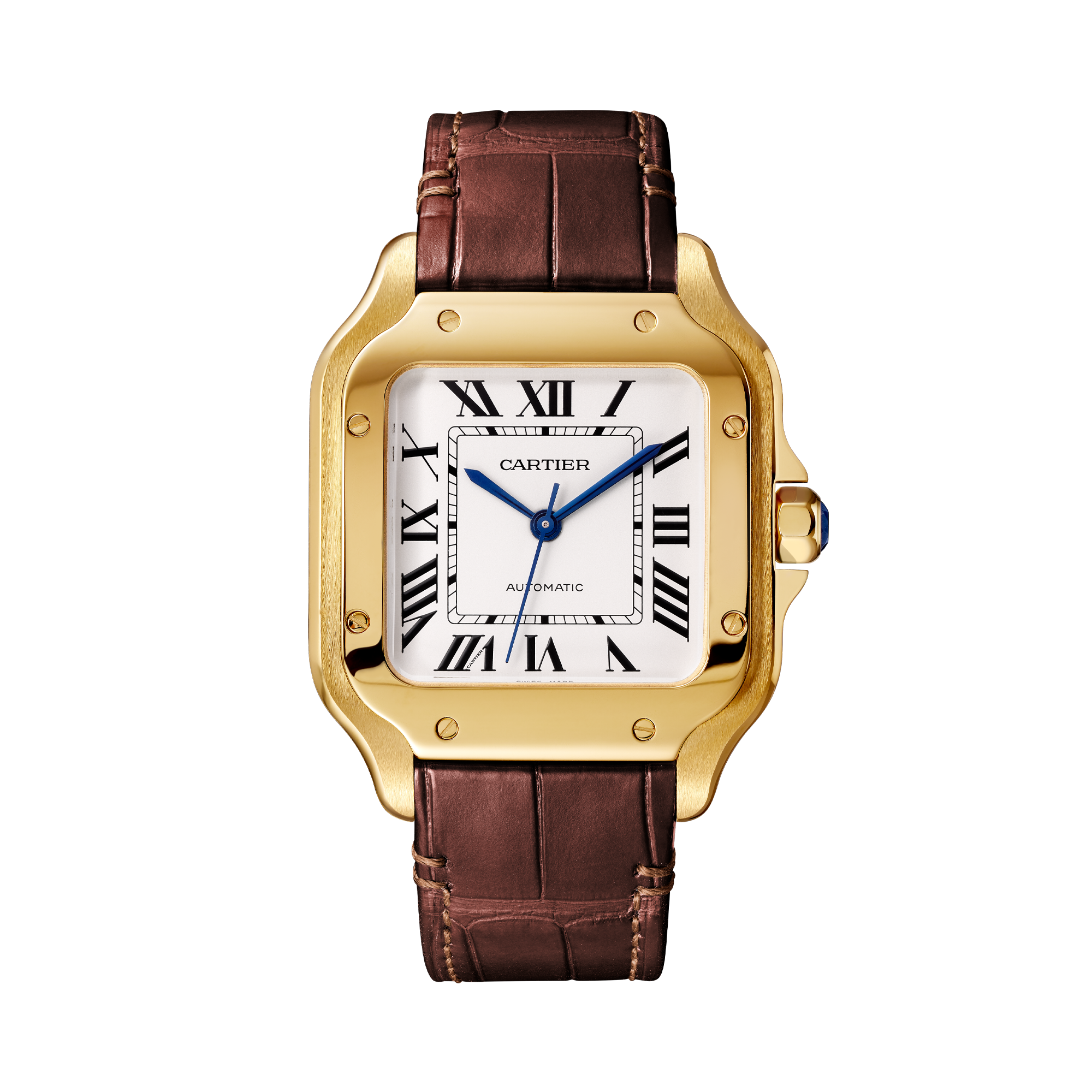 Cartier Santos de Cartier 35mm, Silver Dial, Roman Numerals_2