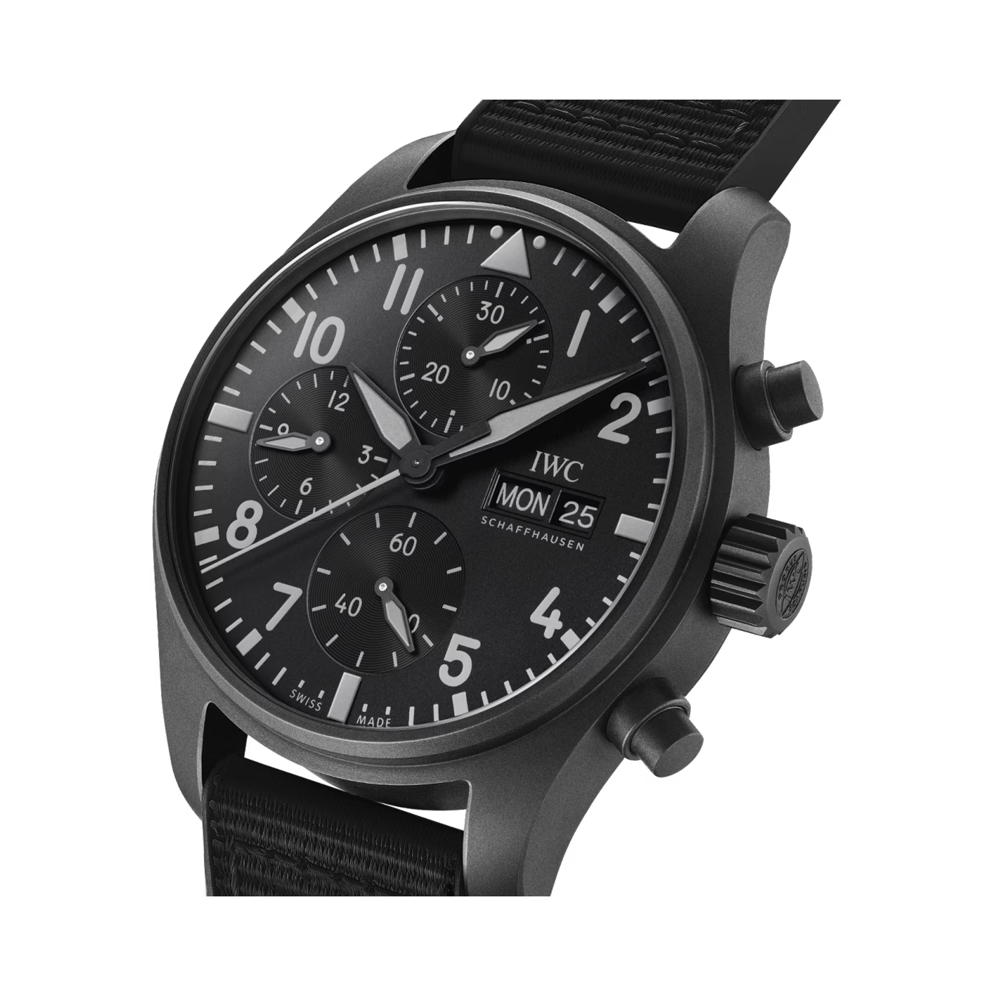 IWC Pilot's Chronograph 41 Top Gun 41mm, Black Dial, Arabic Numerals_3