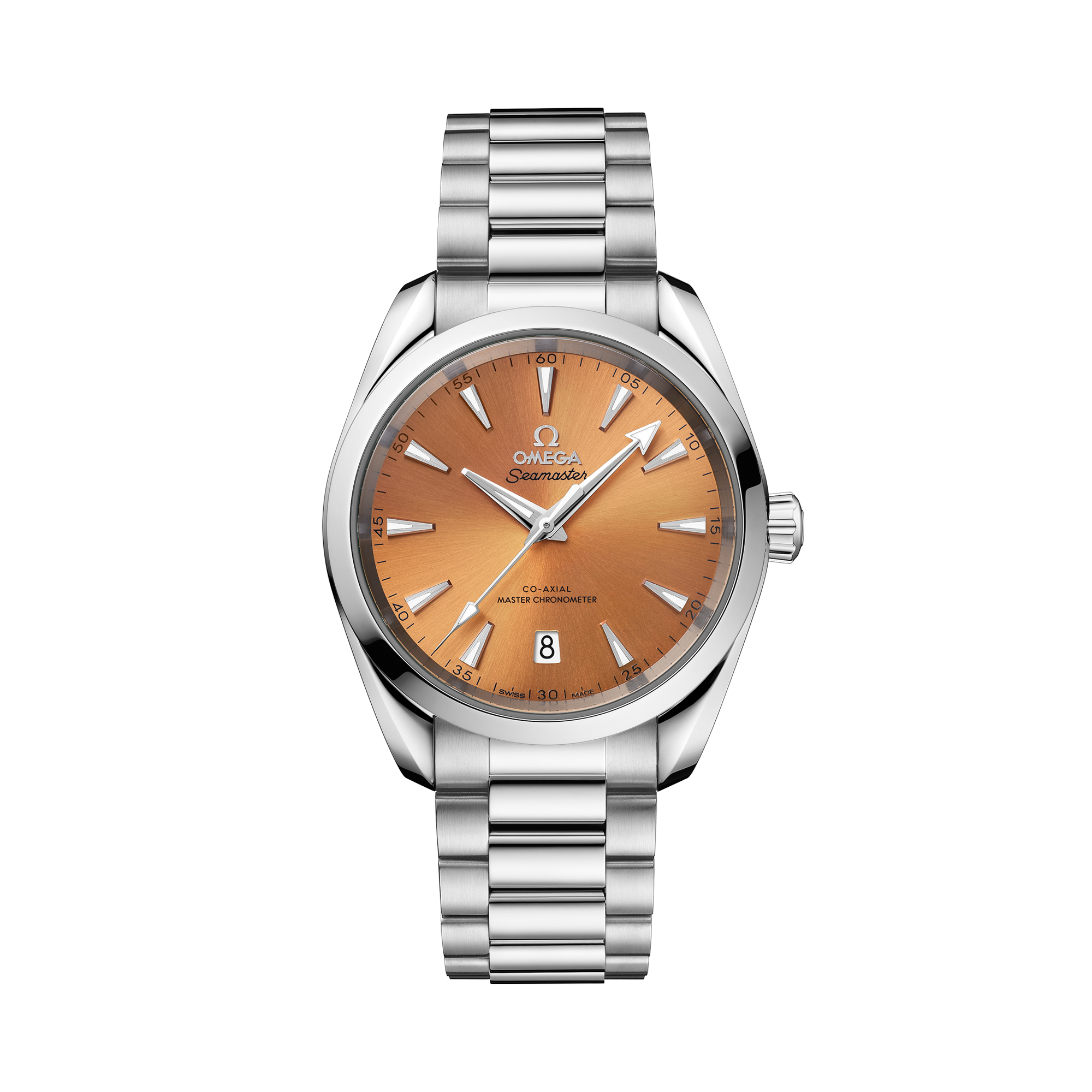 Omega Seamaster Aqua Terra 38mm, Yellow Dial, Baton Numerals_1