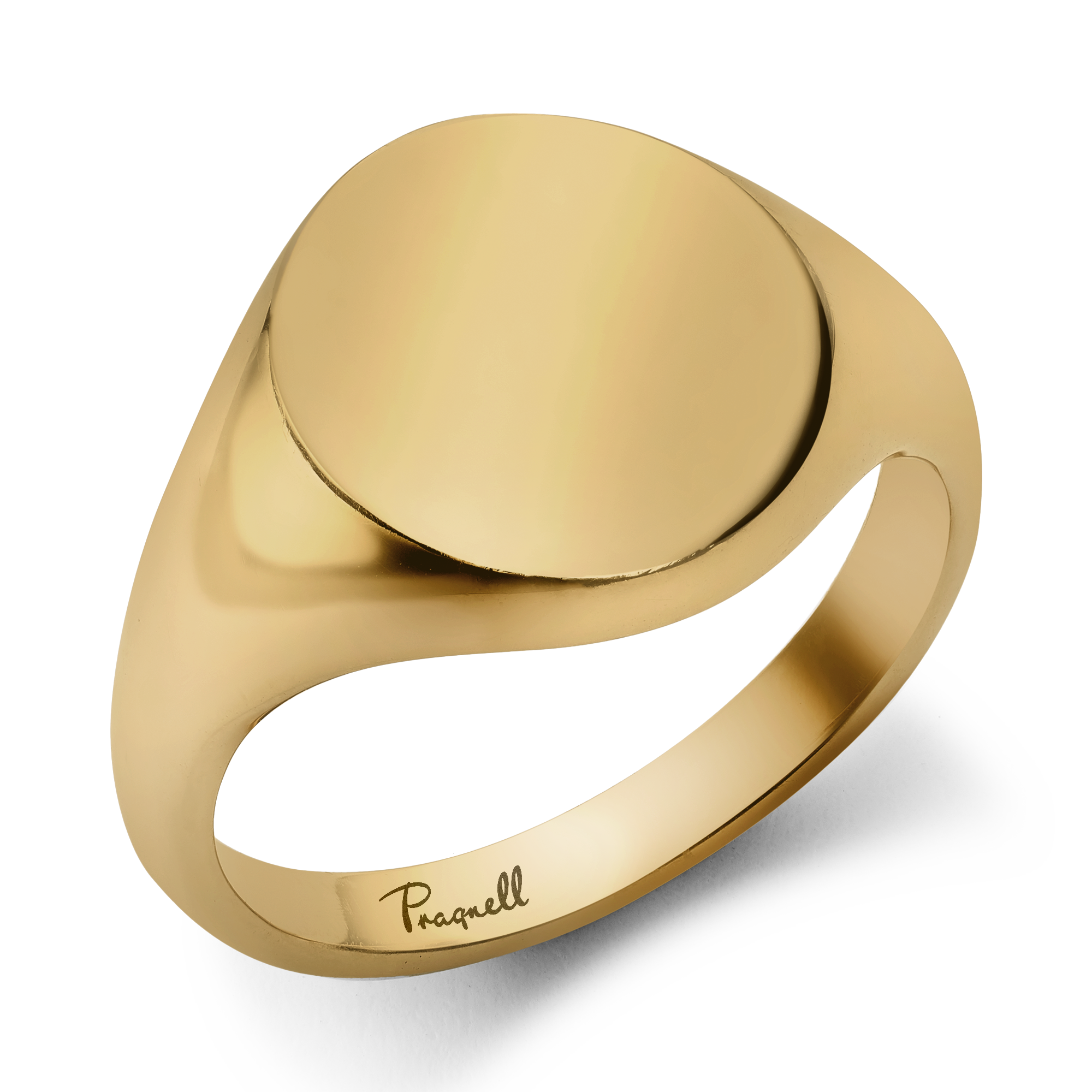 Plain Oval Signet Ring _1