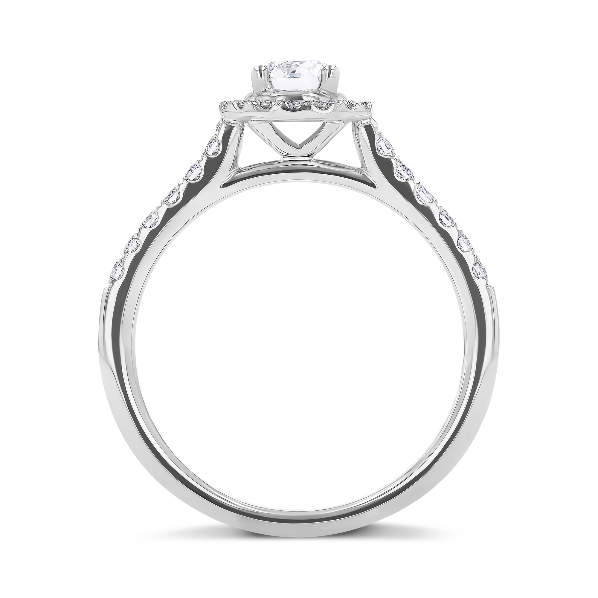 Celestial 0.30ct Diamond Cluster Ring Brilliant cut, Claw set_3