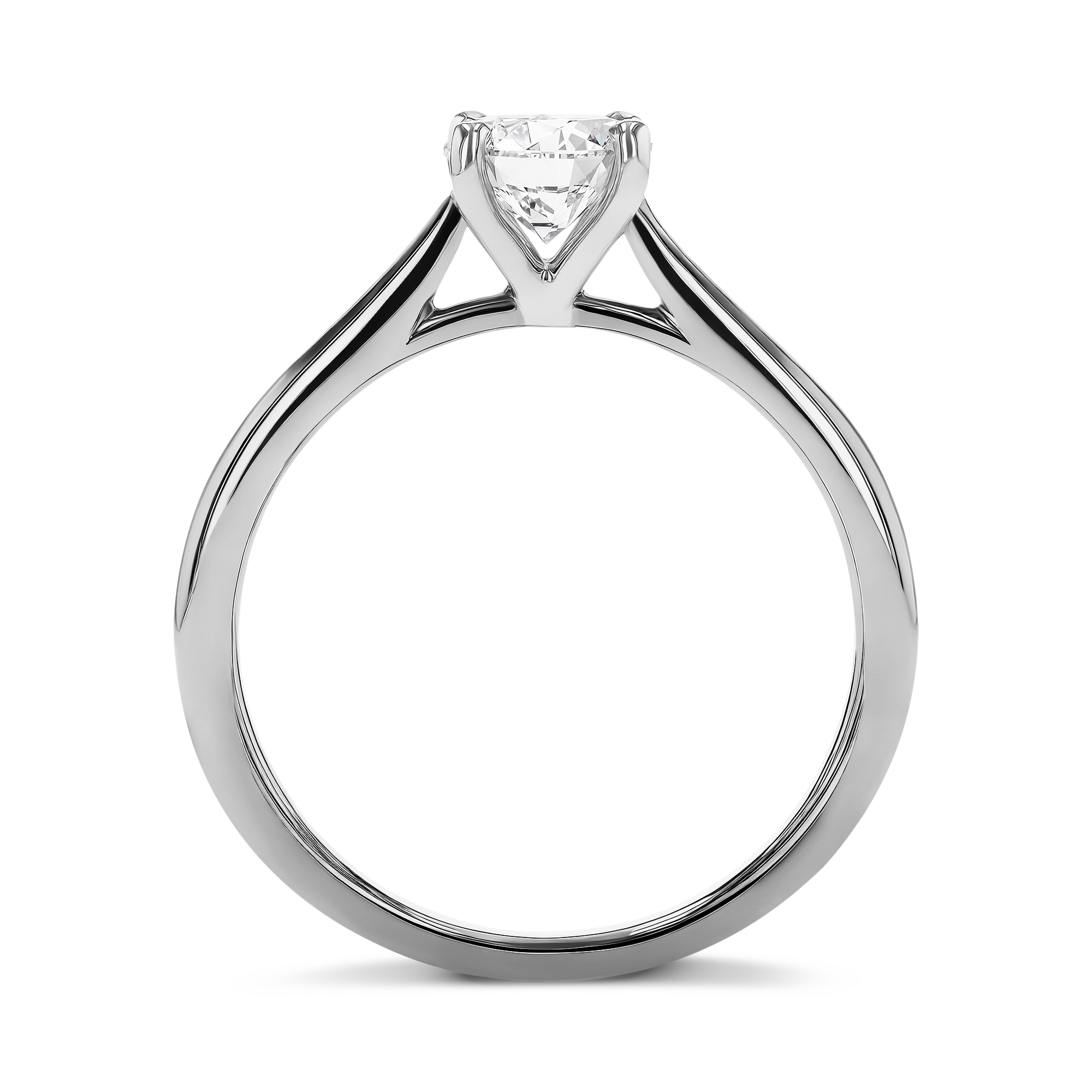 0.70CT Diamond Solitaire Ring Brilliant Cut, Solitaire, Four Claw Set_3