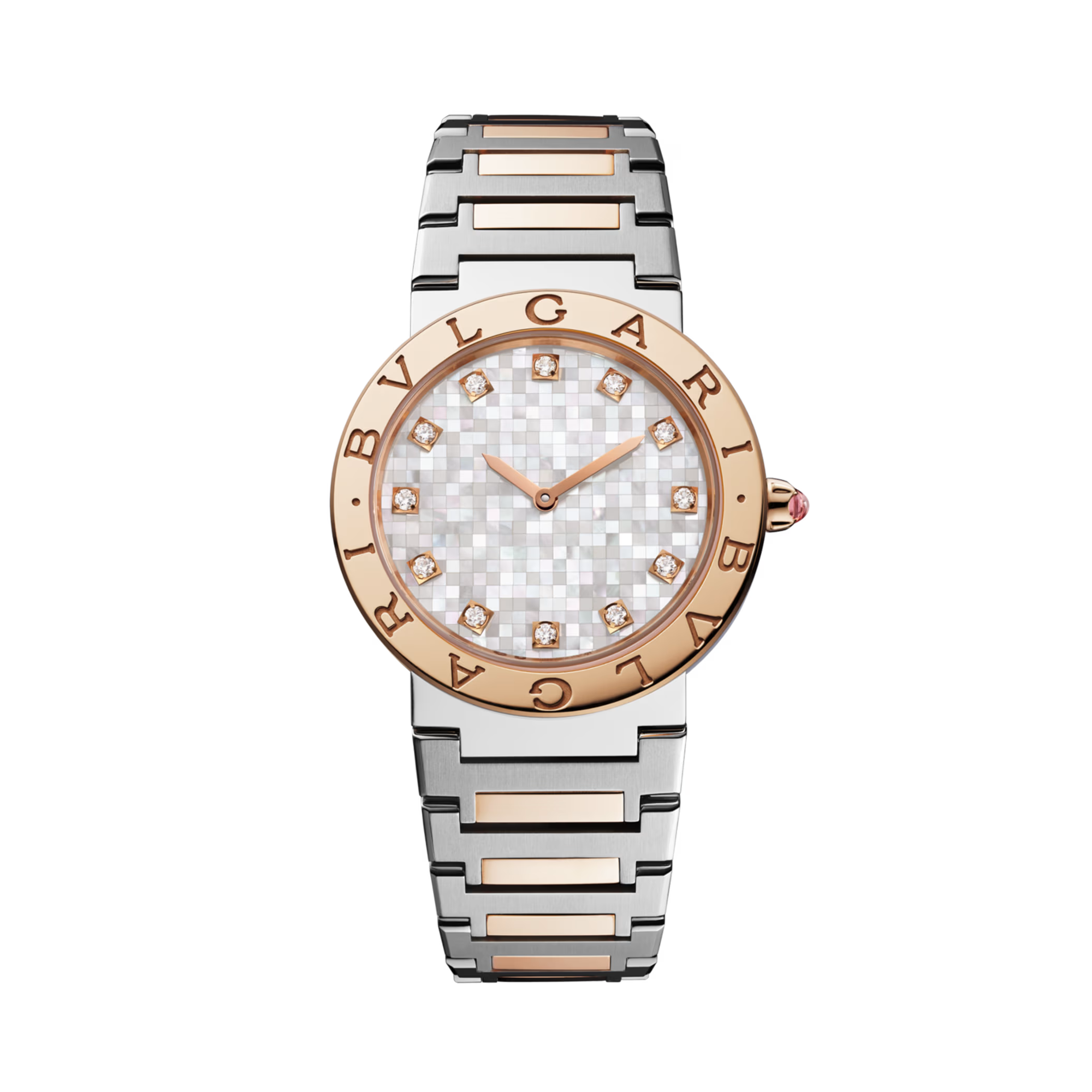 Bvlgari Bvlgari 33mm, Mother-of-Pearl Dial, Diamond Numerals_1