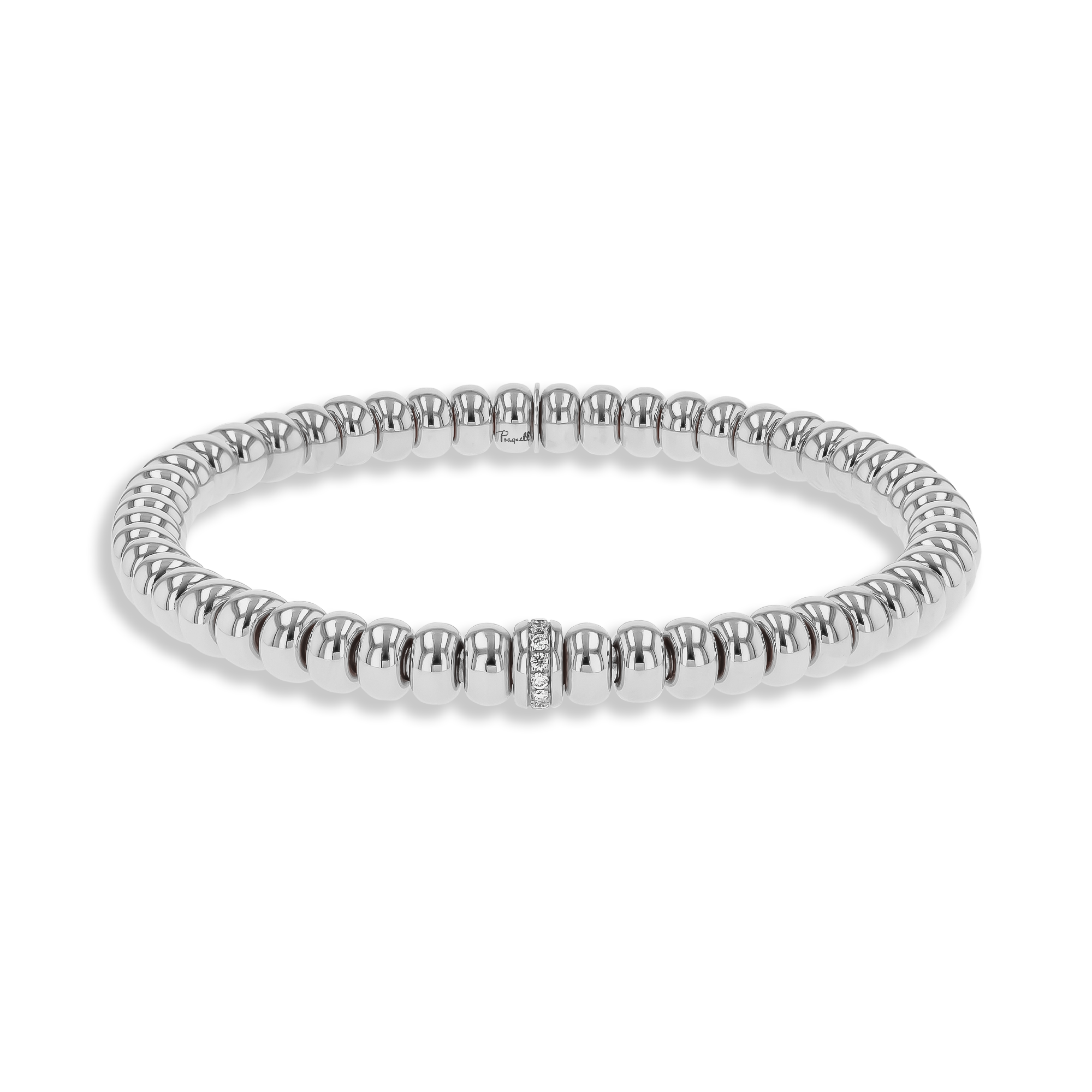 Bohemia 0.14ct Large Expandable Diamond Bracelet Brilliant Cut, Pave Set_1