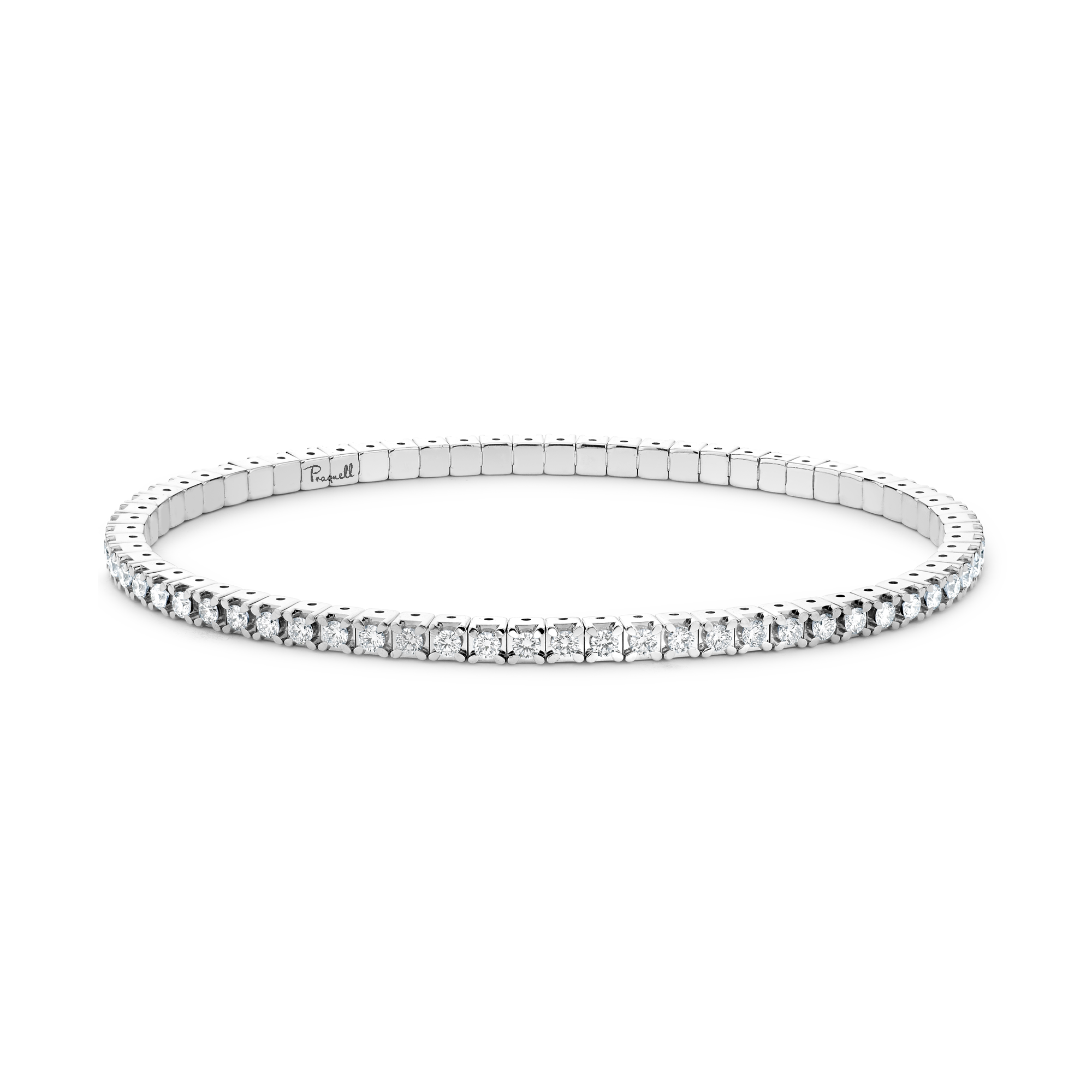 Expandable Diamond Bangle Brilliant Cut, Four Claw Set_1