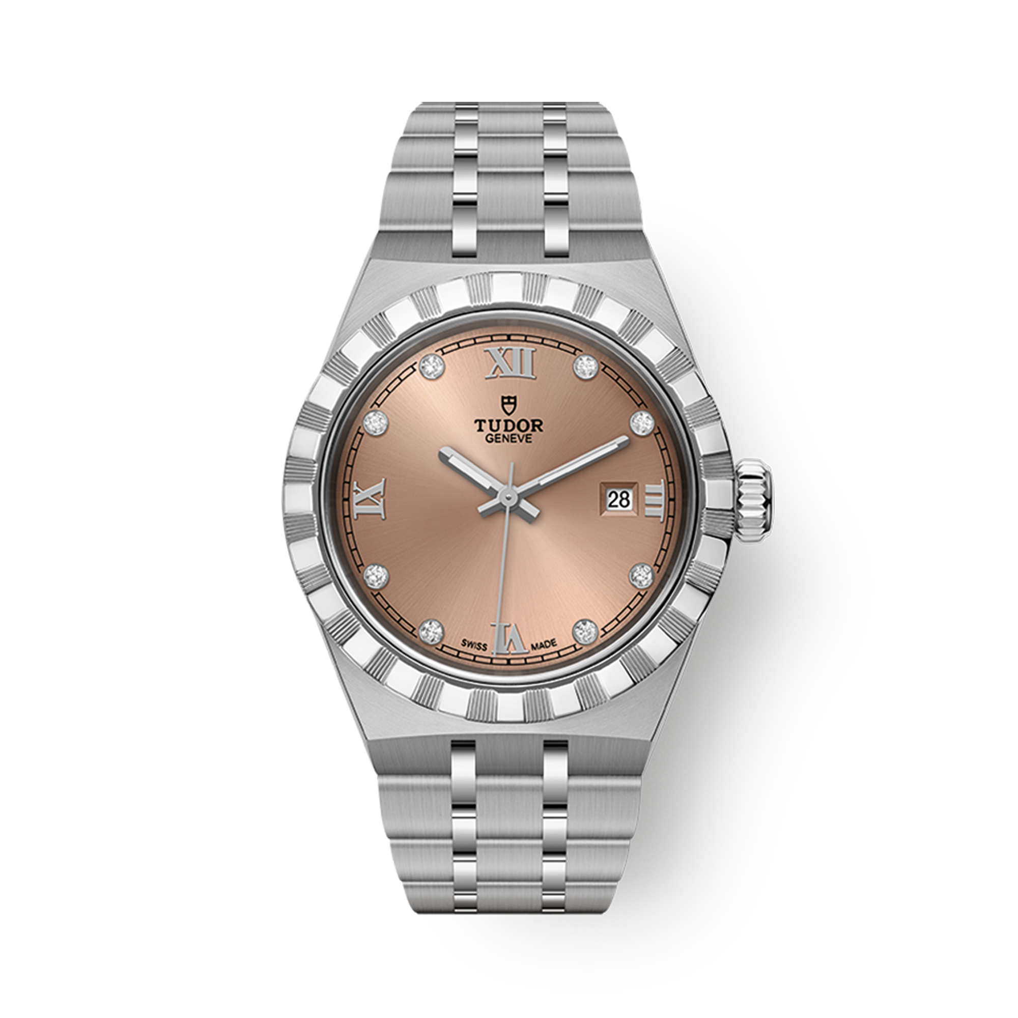 Tudor Royal 28mm, Salmon Dial, Diamond Numerals_1