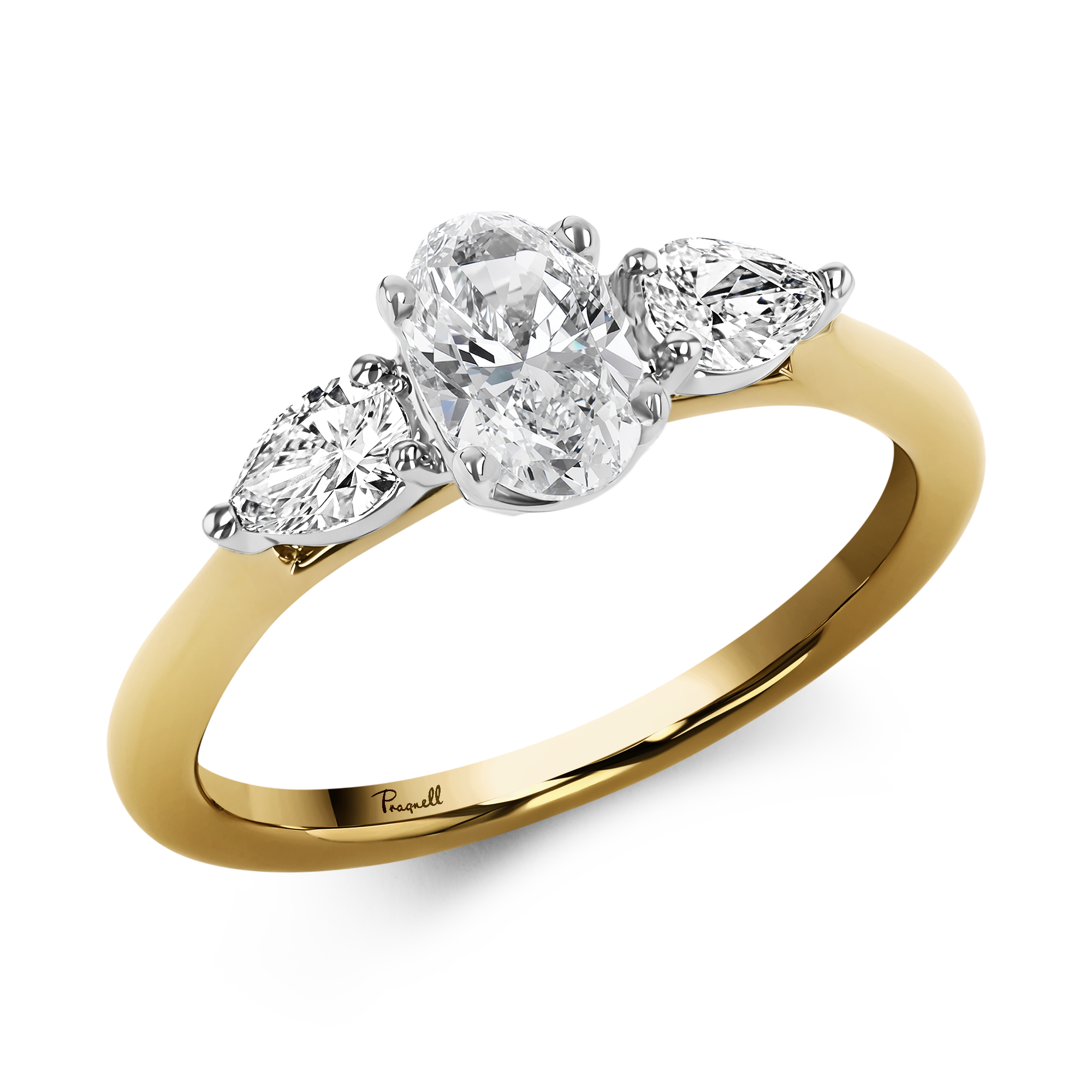 Classic 0.70ct Oval Cut Diamond Ring Oval Cut, Claw Set_1