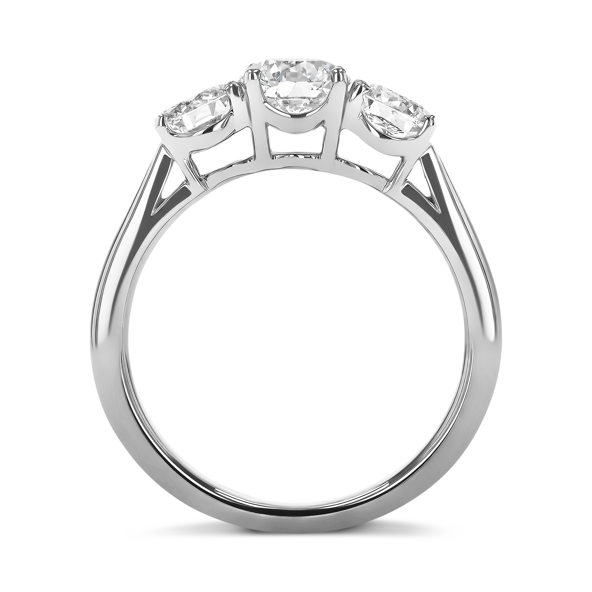 Trilogy 1.31ct Diamond Three Stone Ring Brilliant cut, Claw set_3