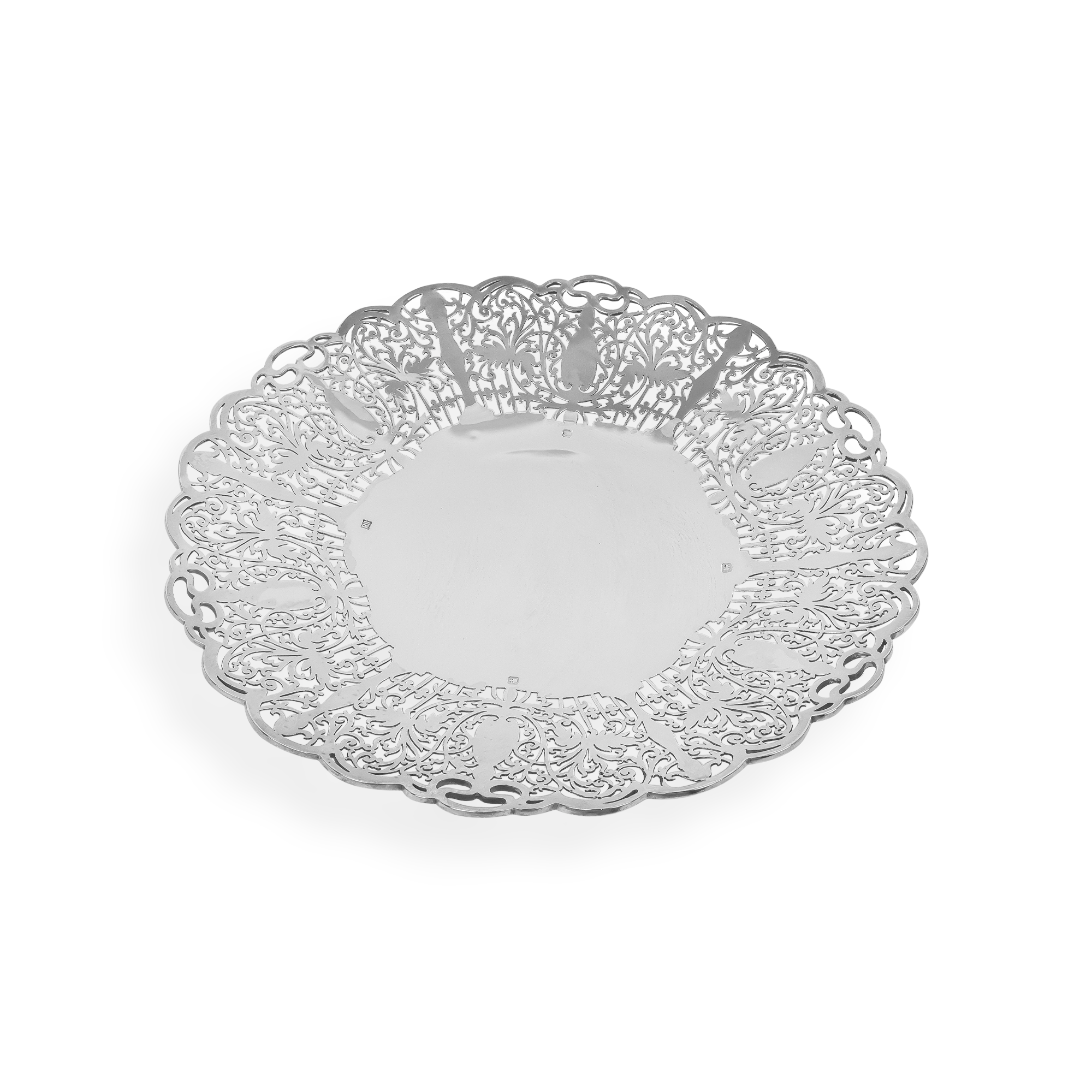 Silver Pierced Dish Hallmarked Sheffield_2