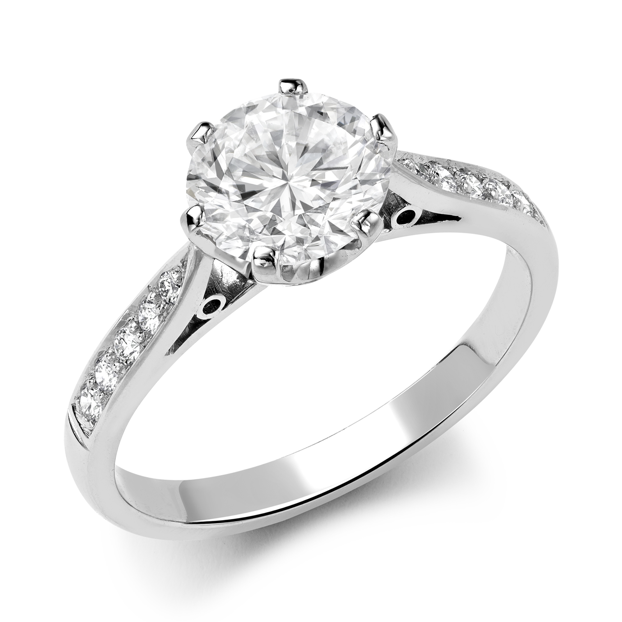 Antique Inspired 1.33ct Diamond Solitaire Ring Brilliant cut, Claw set_1