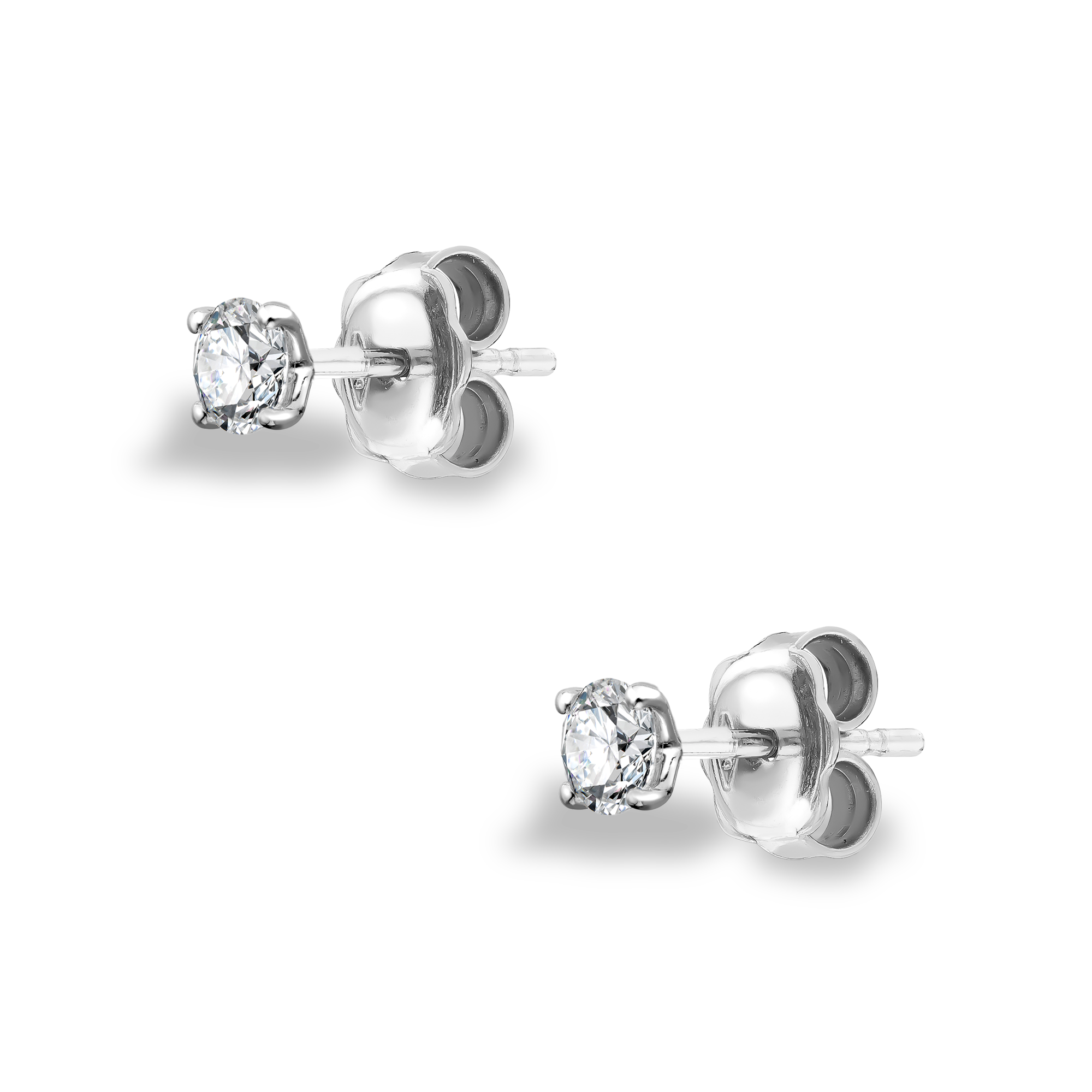 Brilliant Cut 0.30ct Diamond Stud Earrings Brilliant cut, Claw set_2